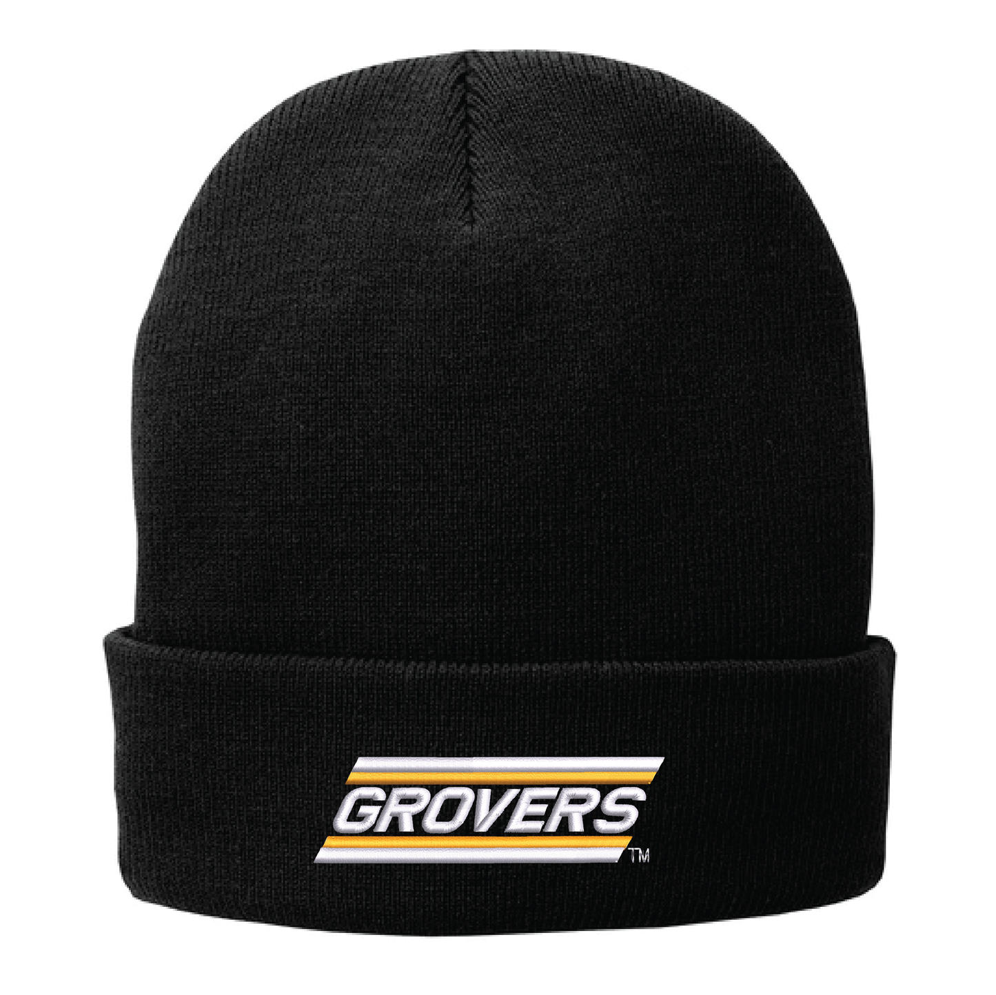 Oak Grove Black Port Authority® Fleece-Lined Knit Cap (CP90L)