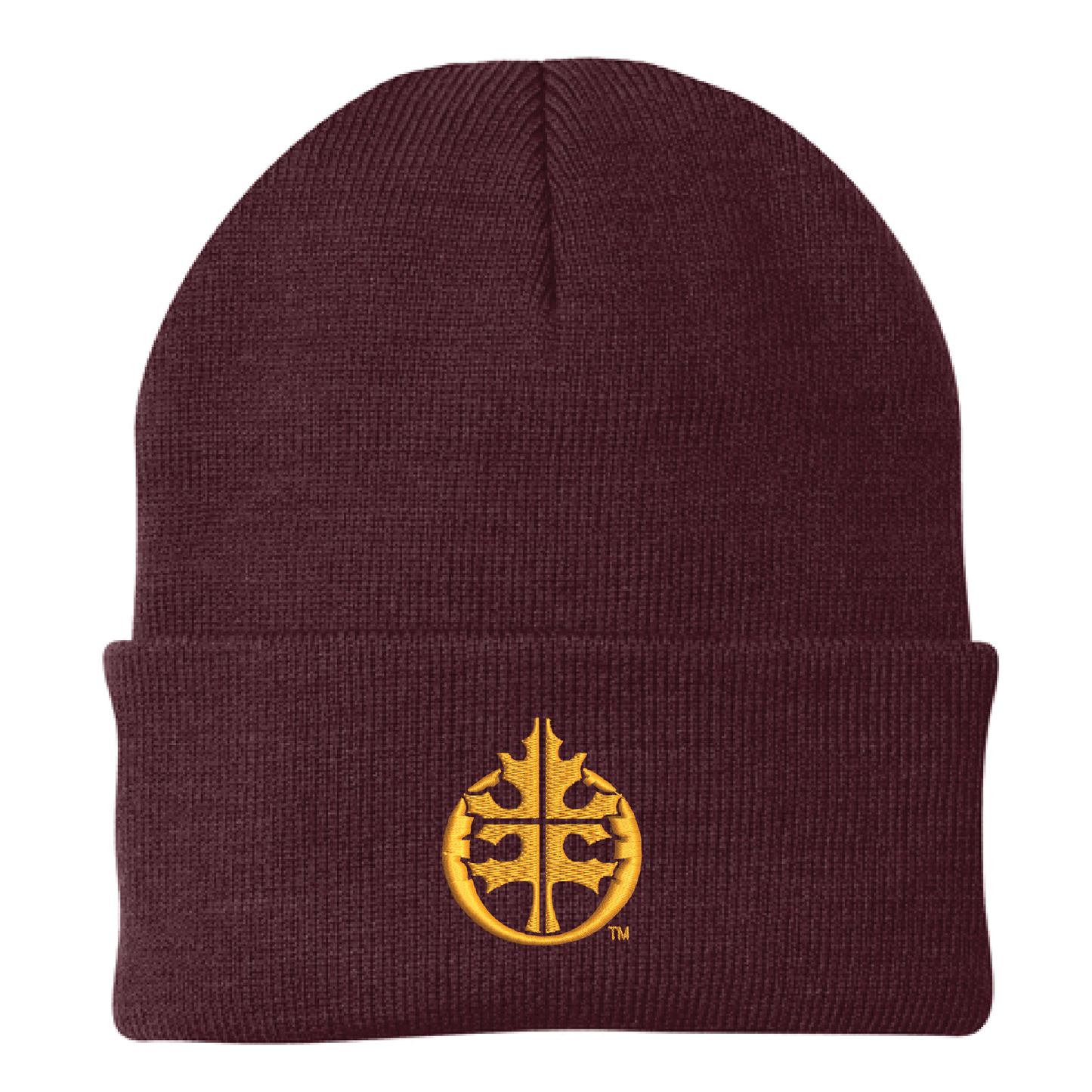 Oak Grove Maroon Port Authority® Knit Cap (CP90)