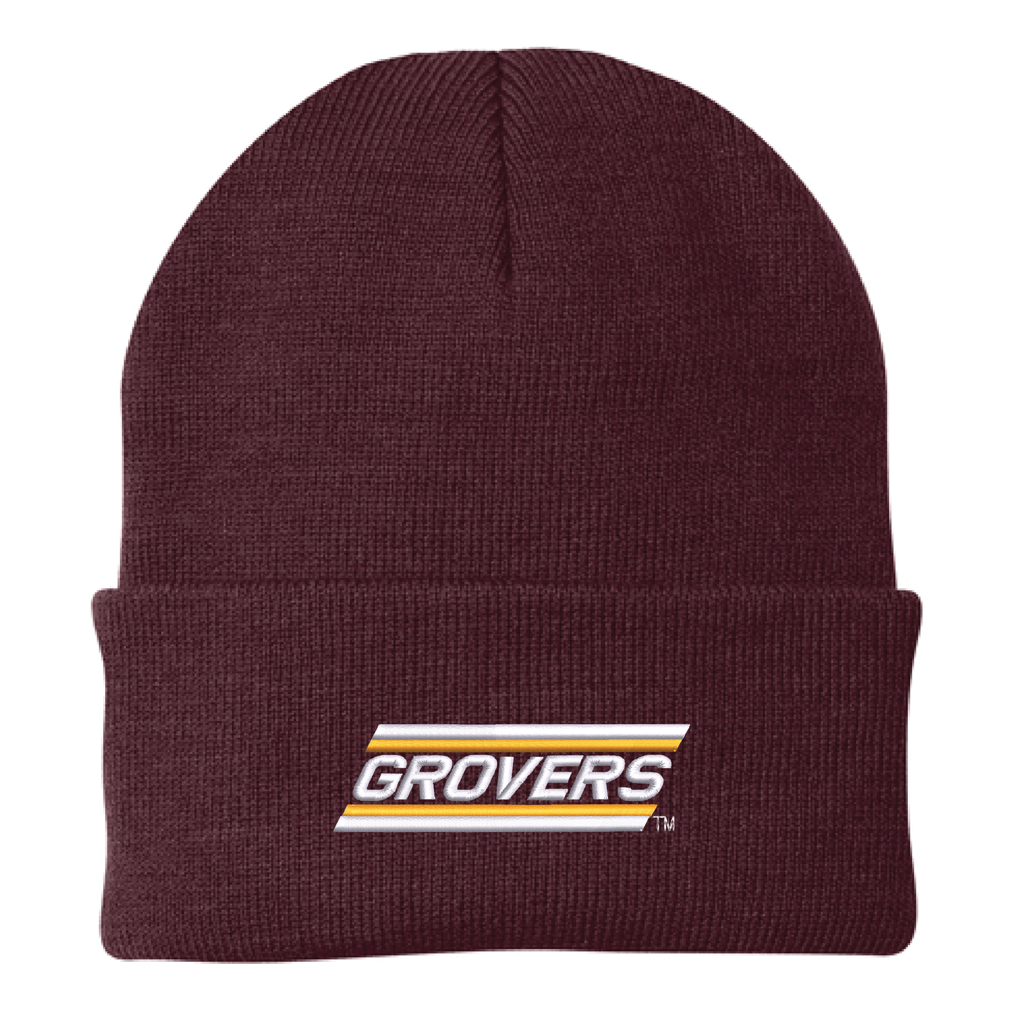 Oak Grove Maroon Port Authority® Knit Cap (CP90)