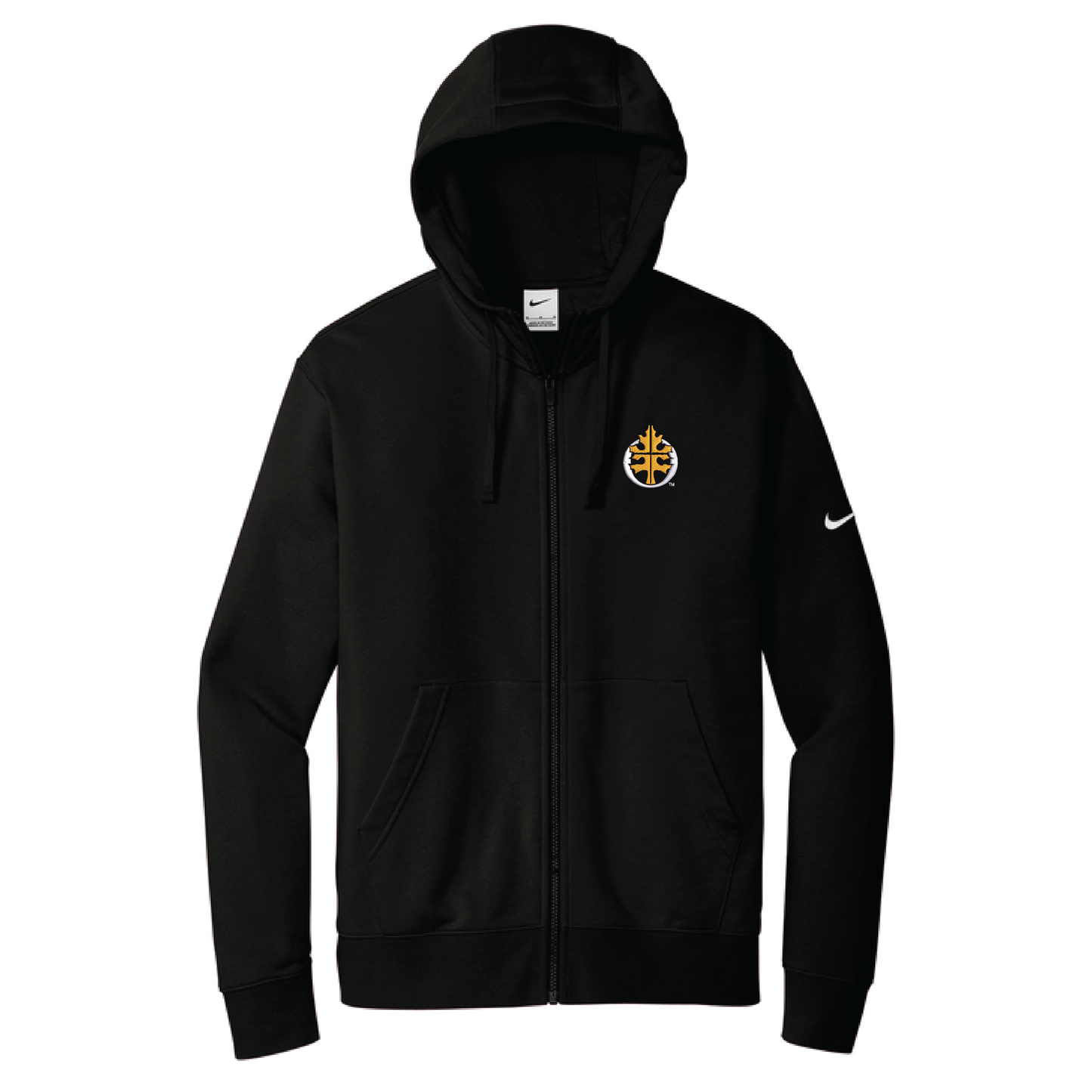 Oak Grove Nike Club Fleece Sleeve Swoosh Full-Zip Hoodie (NKDR1513)