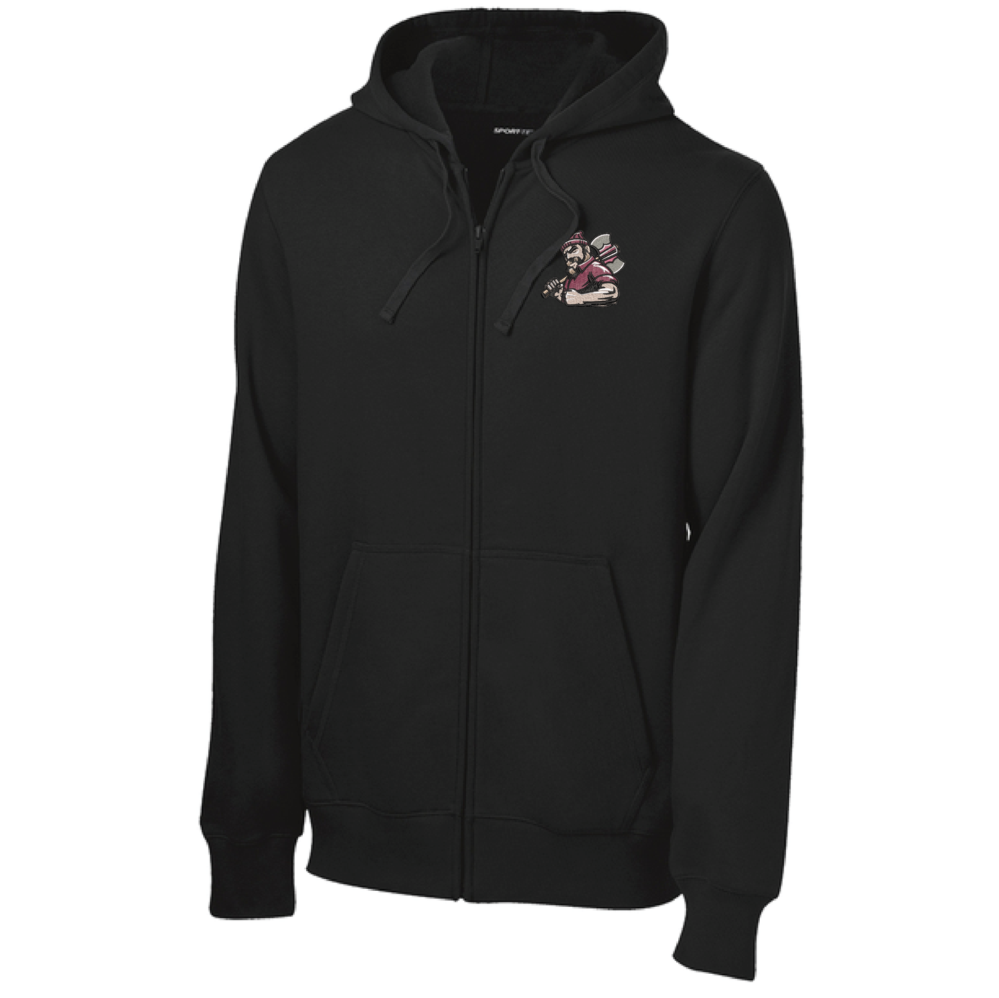Oak Grove Black Sport-Tek® Full-Zip Hooded Sweatshirt (ST258)