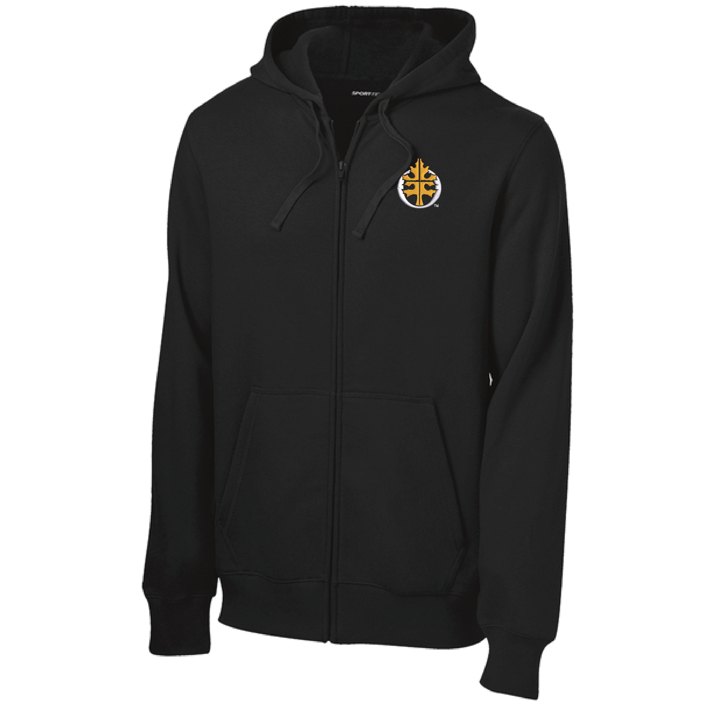 Oak Grove Black Sport-Tek® Full-Zip Hooded Sweatshirt (ST258)