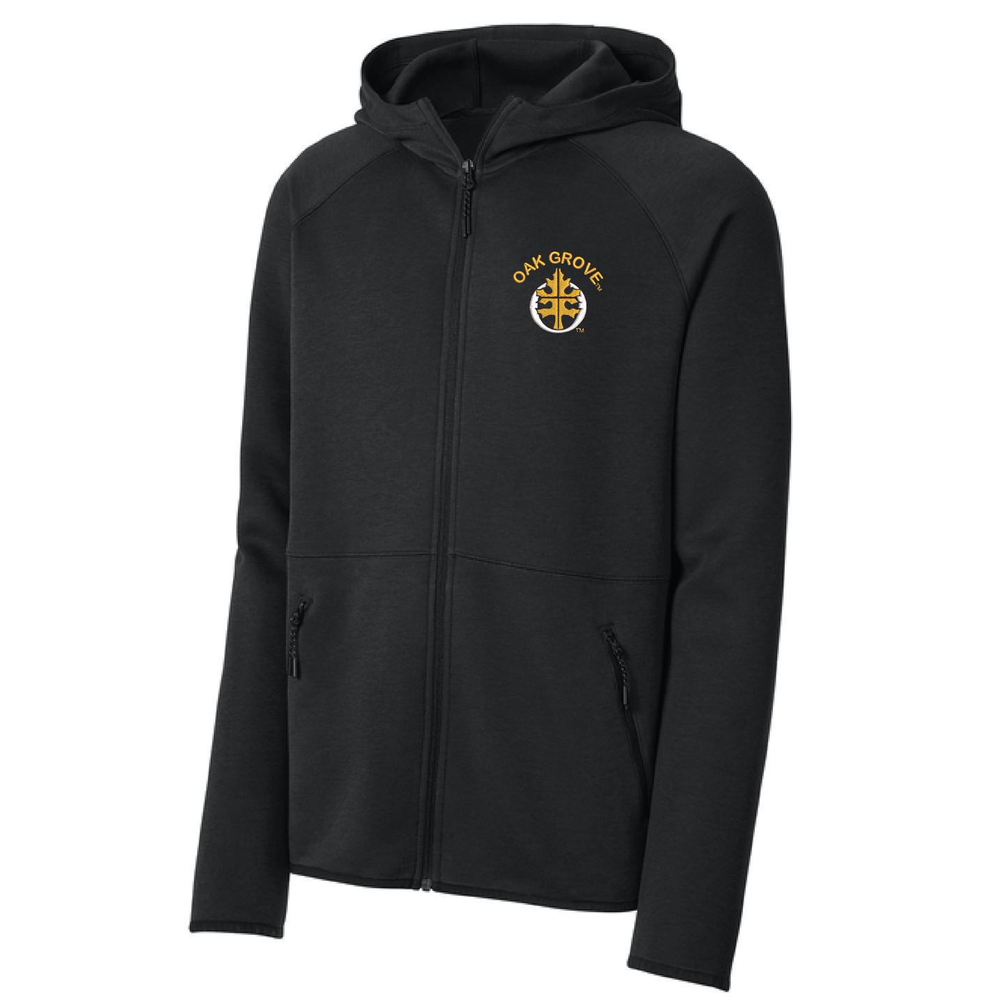Oak Grove Black Sport-Tek® Phenom Full-Zip Hoodie (ST840)