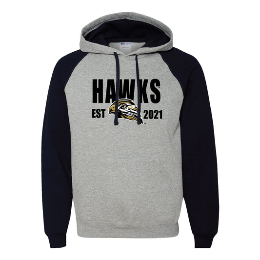 HAWKS NUBLEND RAGLAN HOODIE 0824