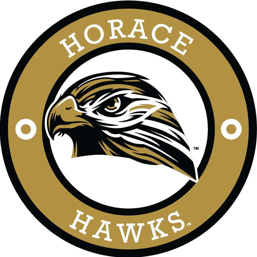 Hawks Decal  Gld/Blk/Wht