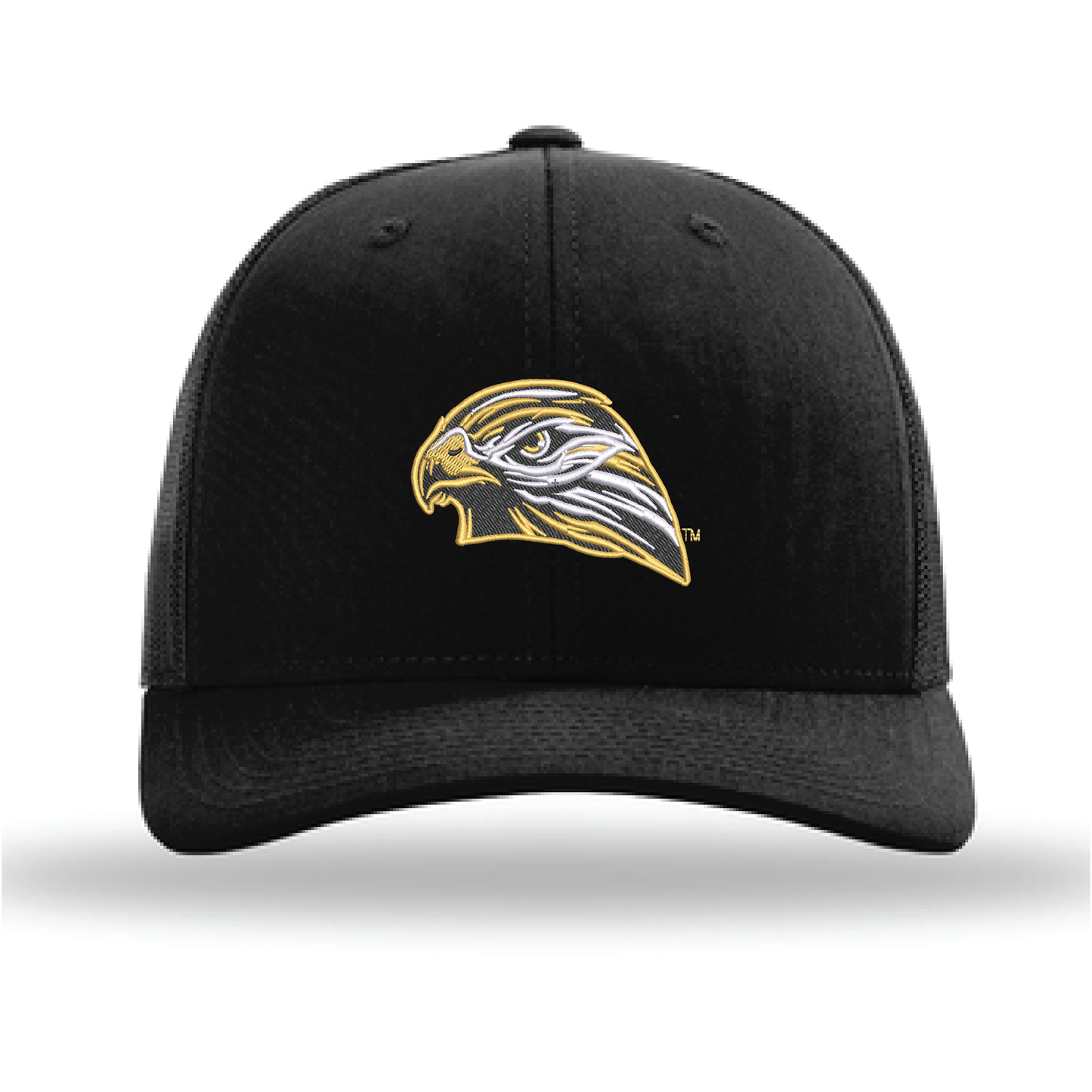Hawks Black Richardson Trucker Cap (112)