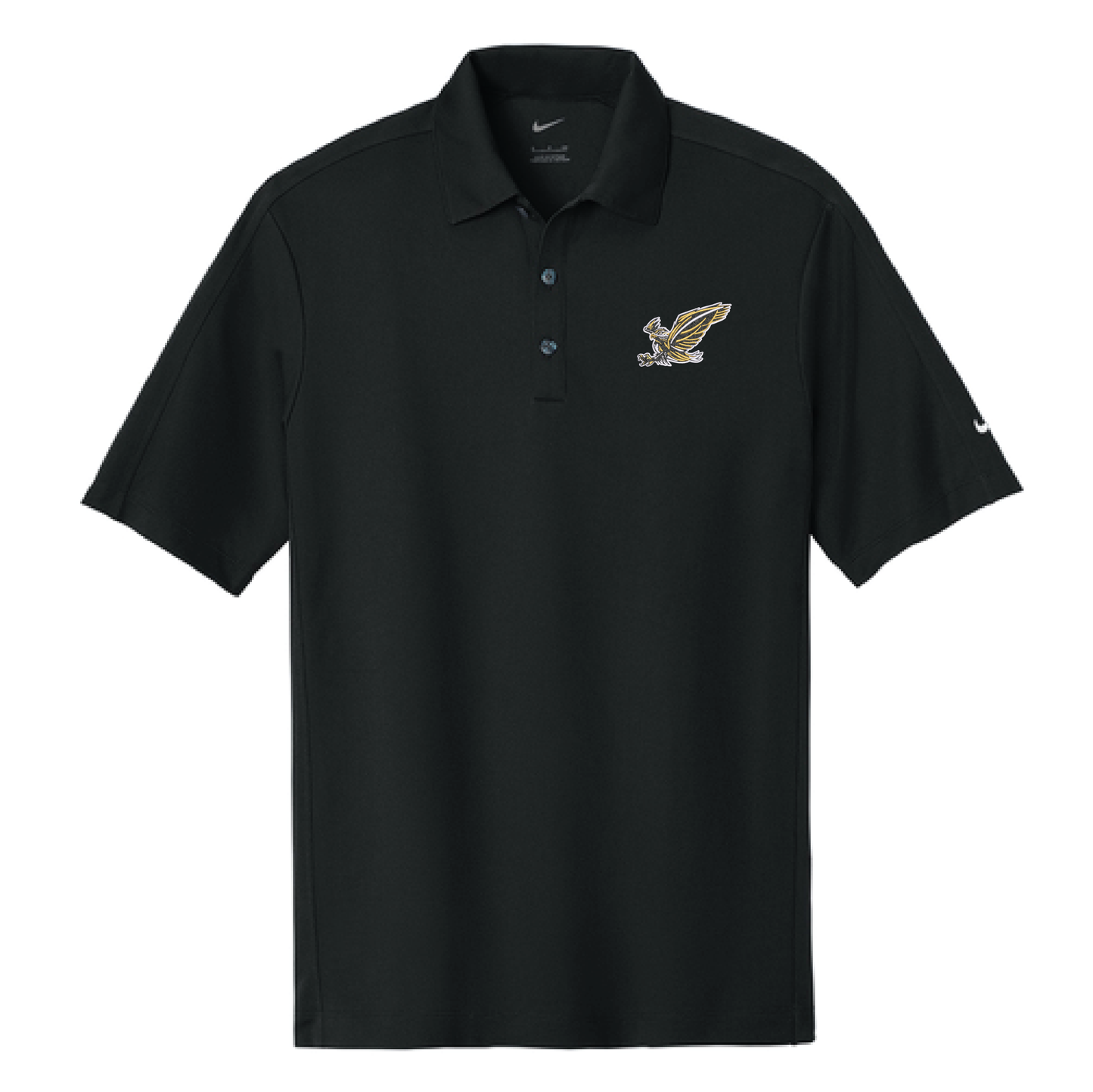 Hawks Black Nike Tech Sport Dri-FIT Polo (266998)