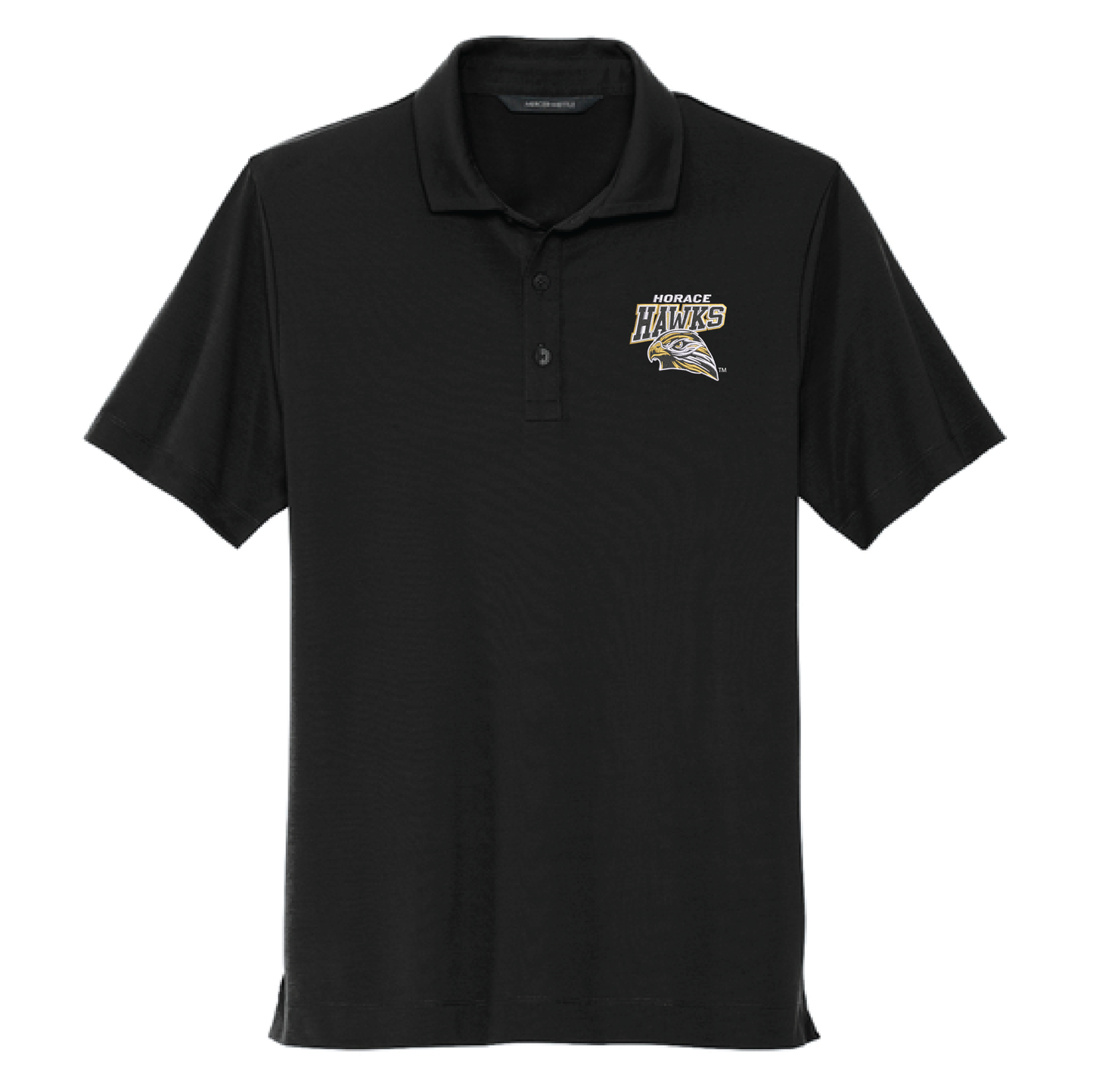 Hawks Black Mercer+Mettle® Stretch Jersey Polo (MM1014)
