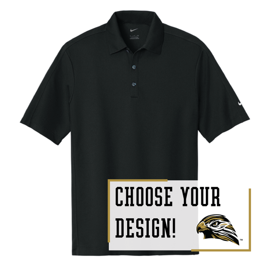 Hawks Black Nike Tech Sport Dri-FIT Polo (266998)