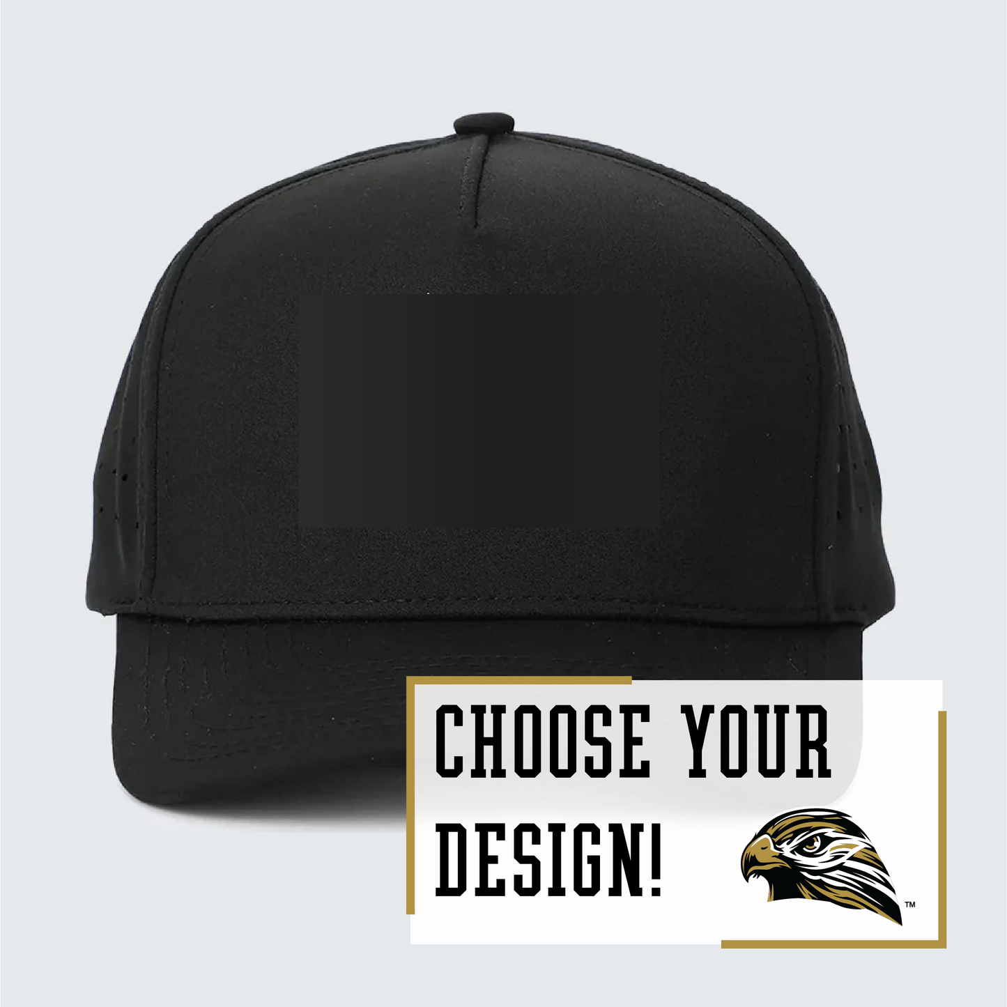 Hawks Black Waggle Cap (WAGGLE OG)