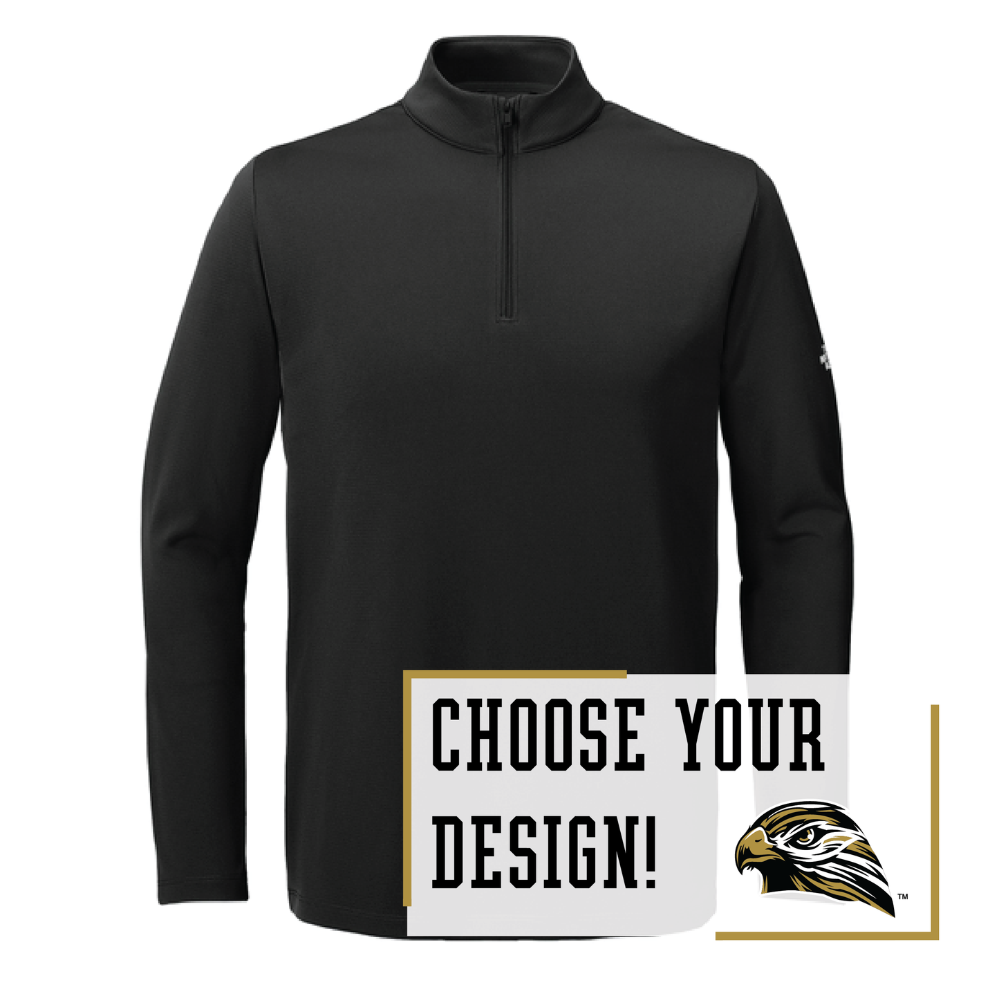 Hawks Black The North Face® Ambition 1/4-Zip (NF0A8ENR)