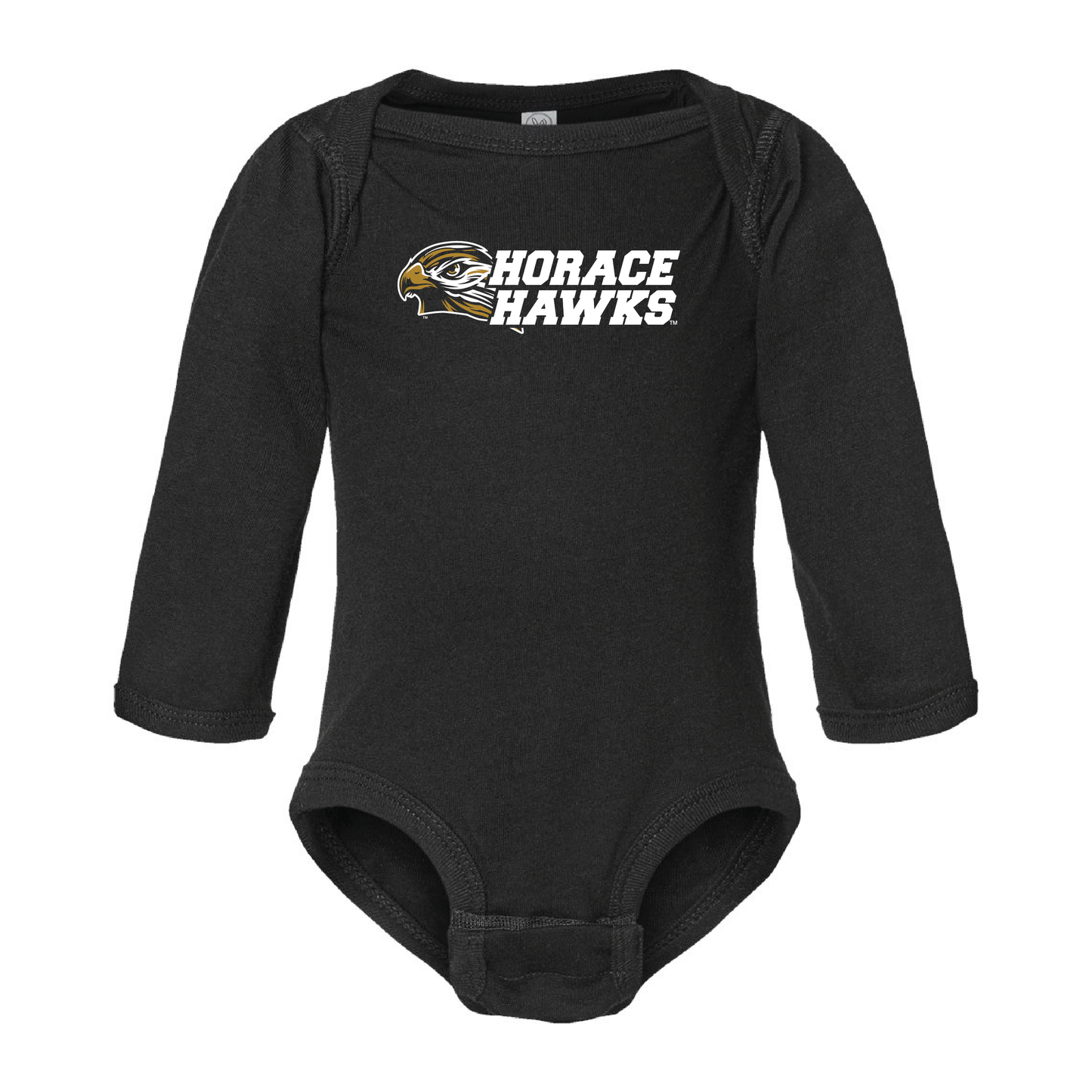 Hawks Rabbit Skins™ Infant Long Sleeve Jersey Bodysuit (4421)