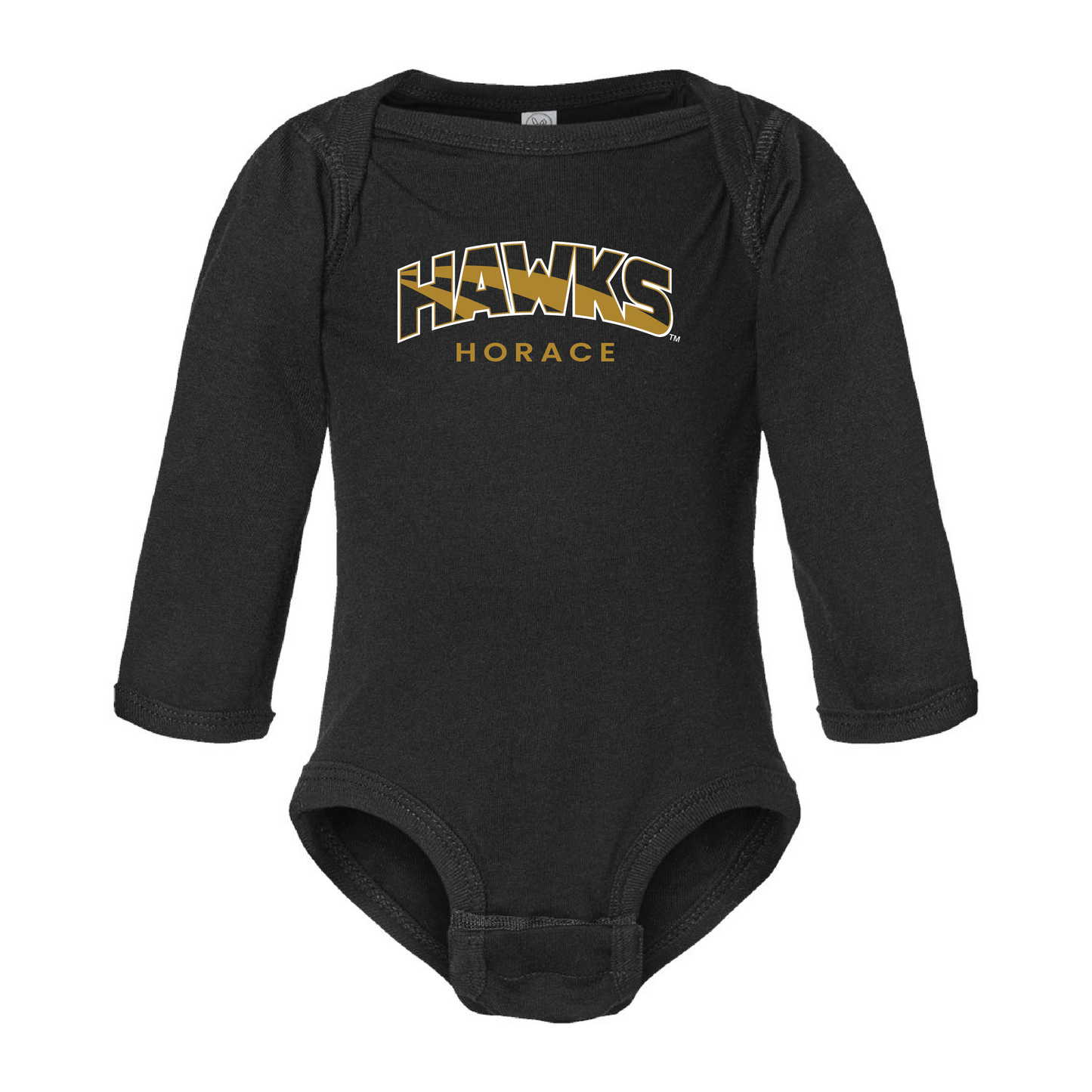 Hawks Rabbit Skins™ Infant Long Sleeve Jersey Bodysuit (4421)