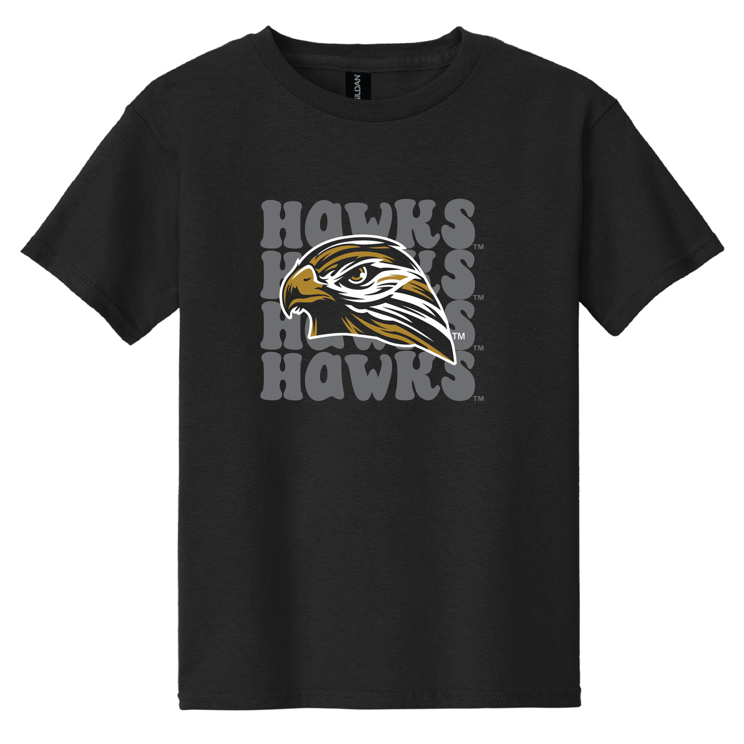 Hawks Gildan® Youth 100% Cotton T-Shirt (5000b)