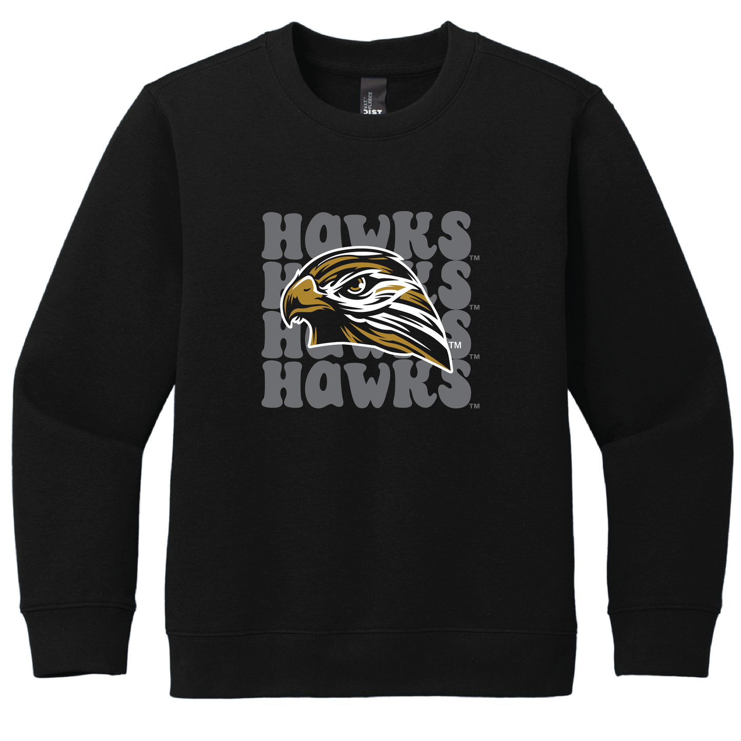 Hawks District® Youth V.I.T.™ Fleece Crew (DT6104Y)