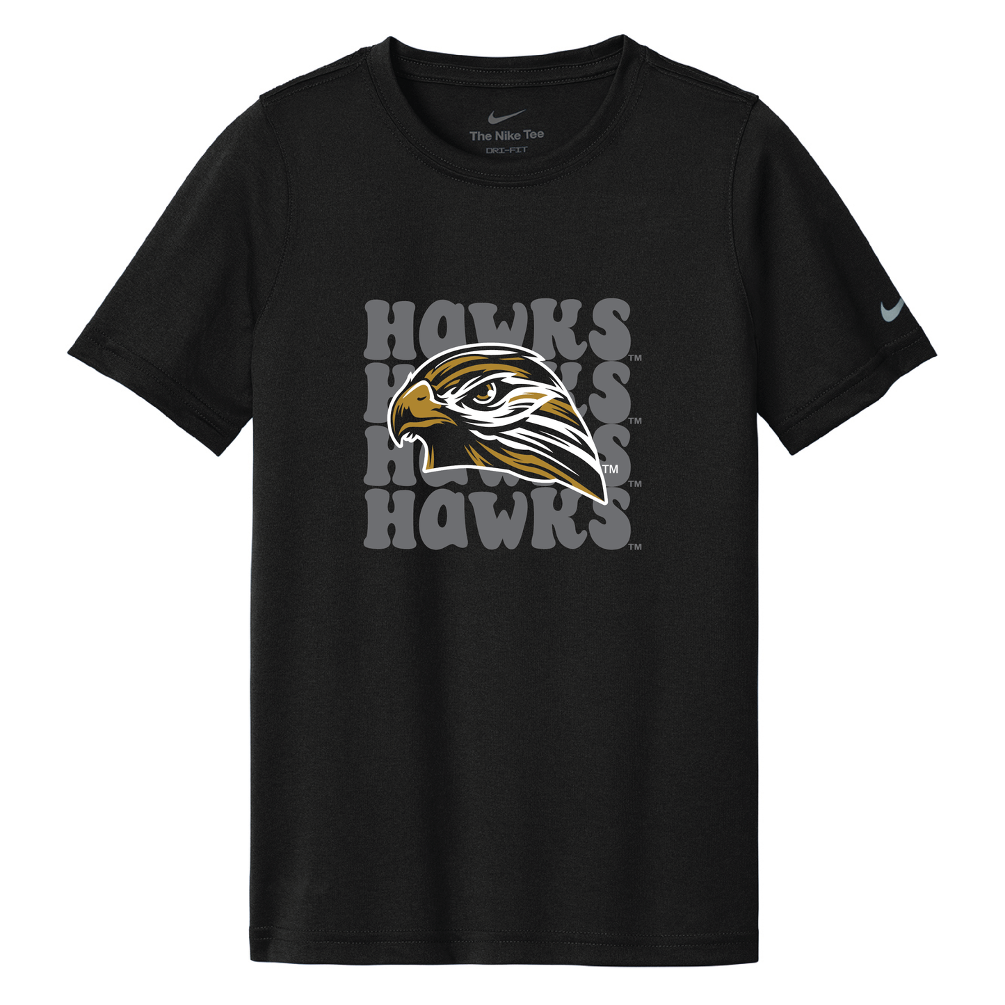 Hawks Nike Youth Swoosh Sleeve rLegend Tee (NKDX8787)