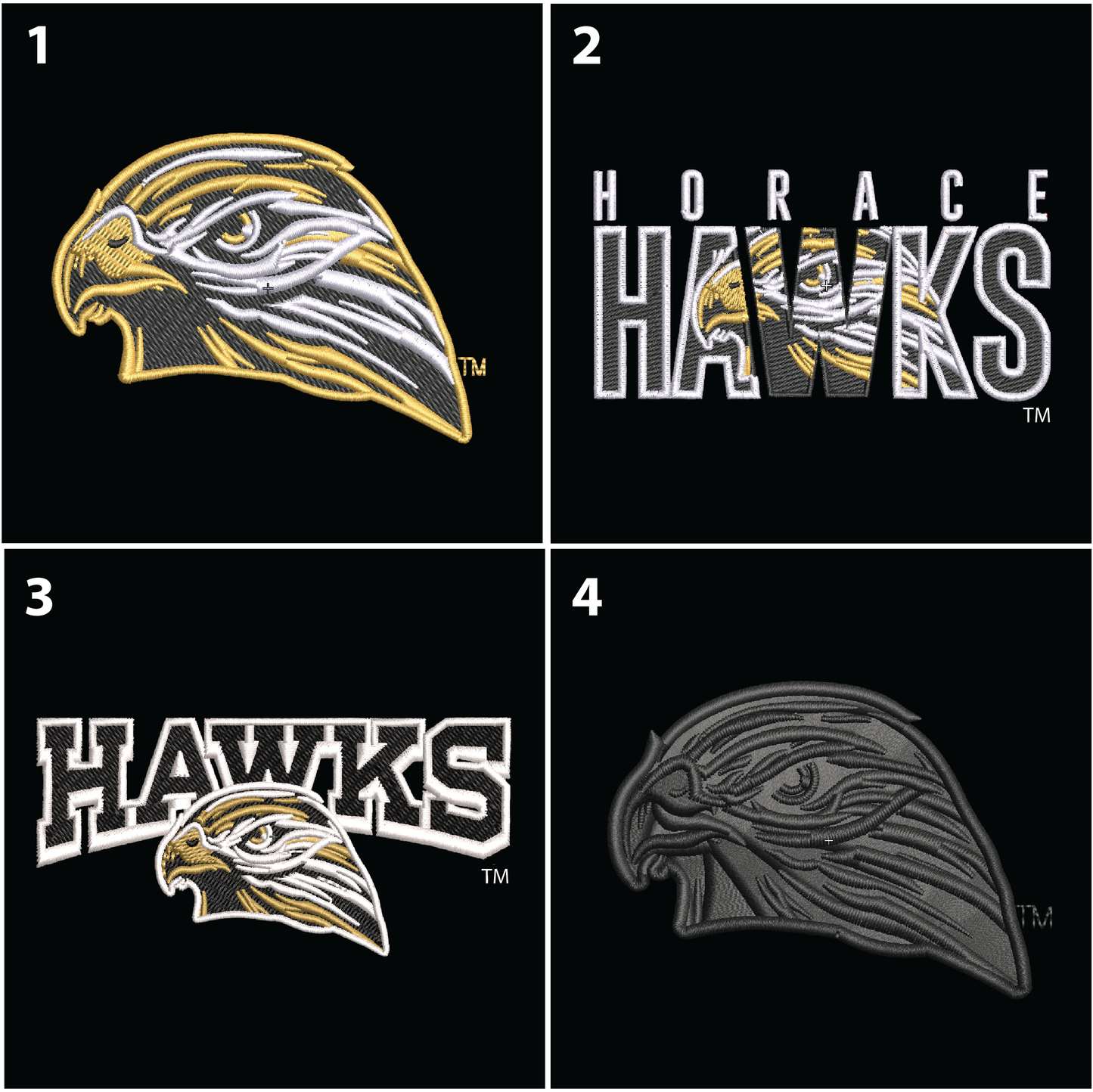 Hawks Black/White Port Authority® Snapback Trucker Cap (C402)