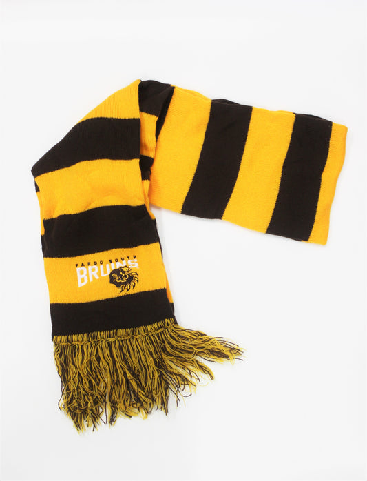 Bruin Brn/Gld Frilly Scarf