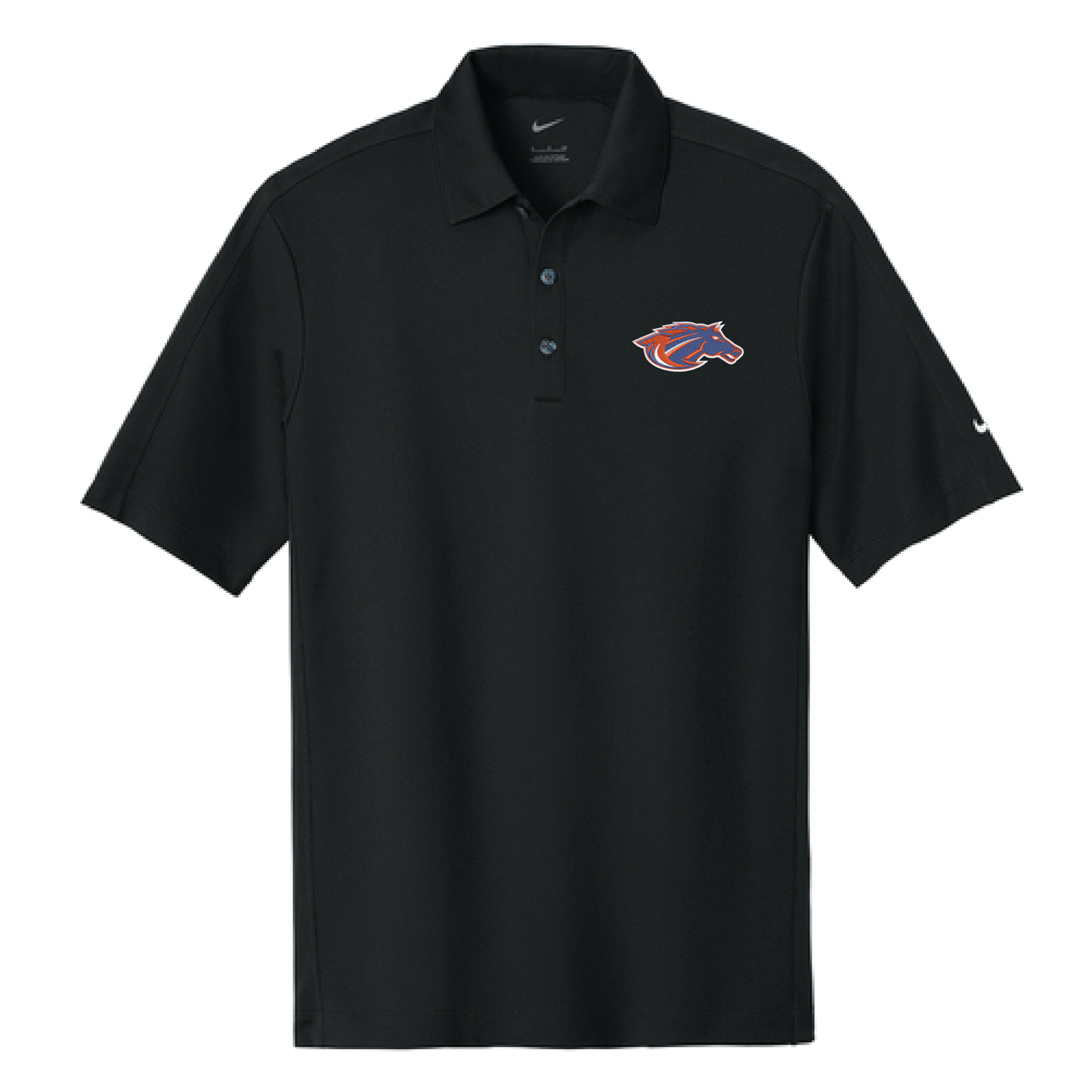 Mustangs Black Nike Tech Sport Dri-FIT Polo (266998)
