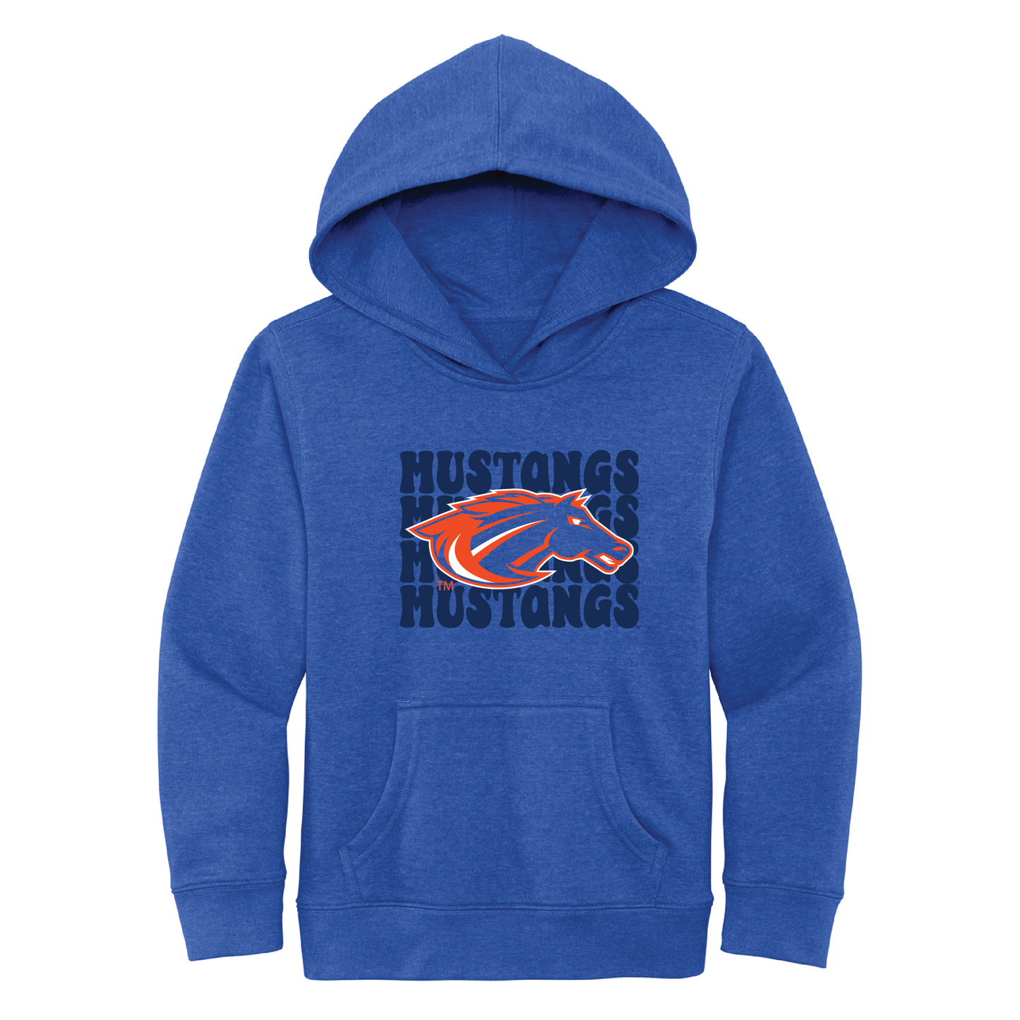 Mustangs District® Youth V.I.T.™ Fleece Hoodie (DT6100Y)