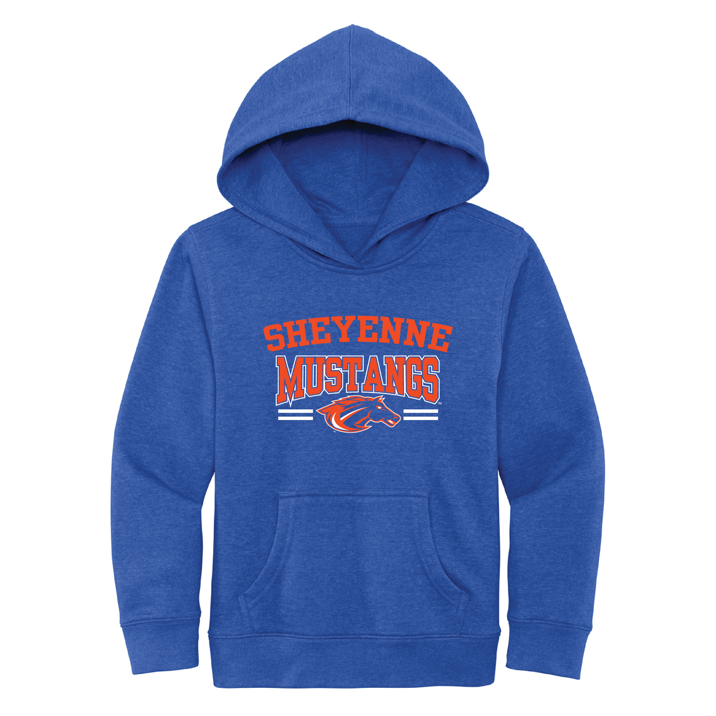 Mustangs District® Youth V.I.T.™ Fleece Hoodie (DT6100Y)