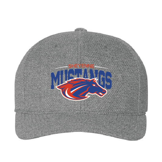 Mustangs Shay Light Heather Flexfit Melange Cap 1123