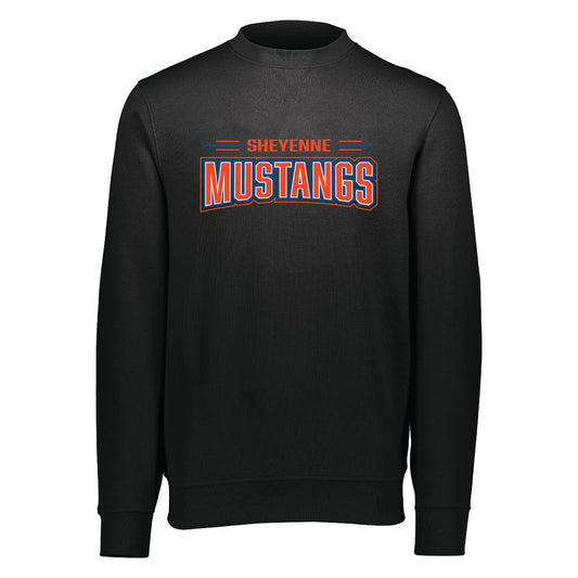 MUSTANGS 60/40 FLEECE CREW 1024