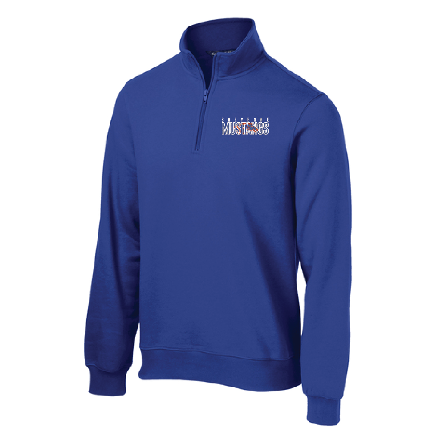 Mustangs Sport-Tek® 1/4-Zip Sweatshirt (ST253)