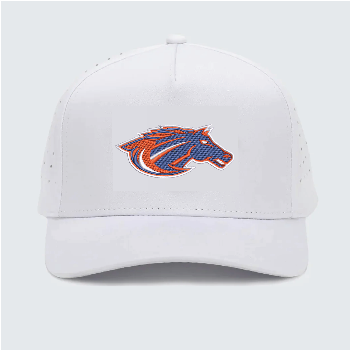 Mustangs White Waggle Cap (WAGGLE OG)