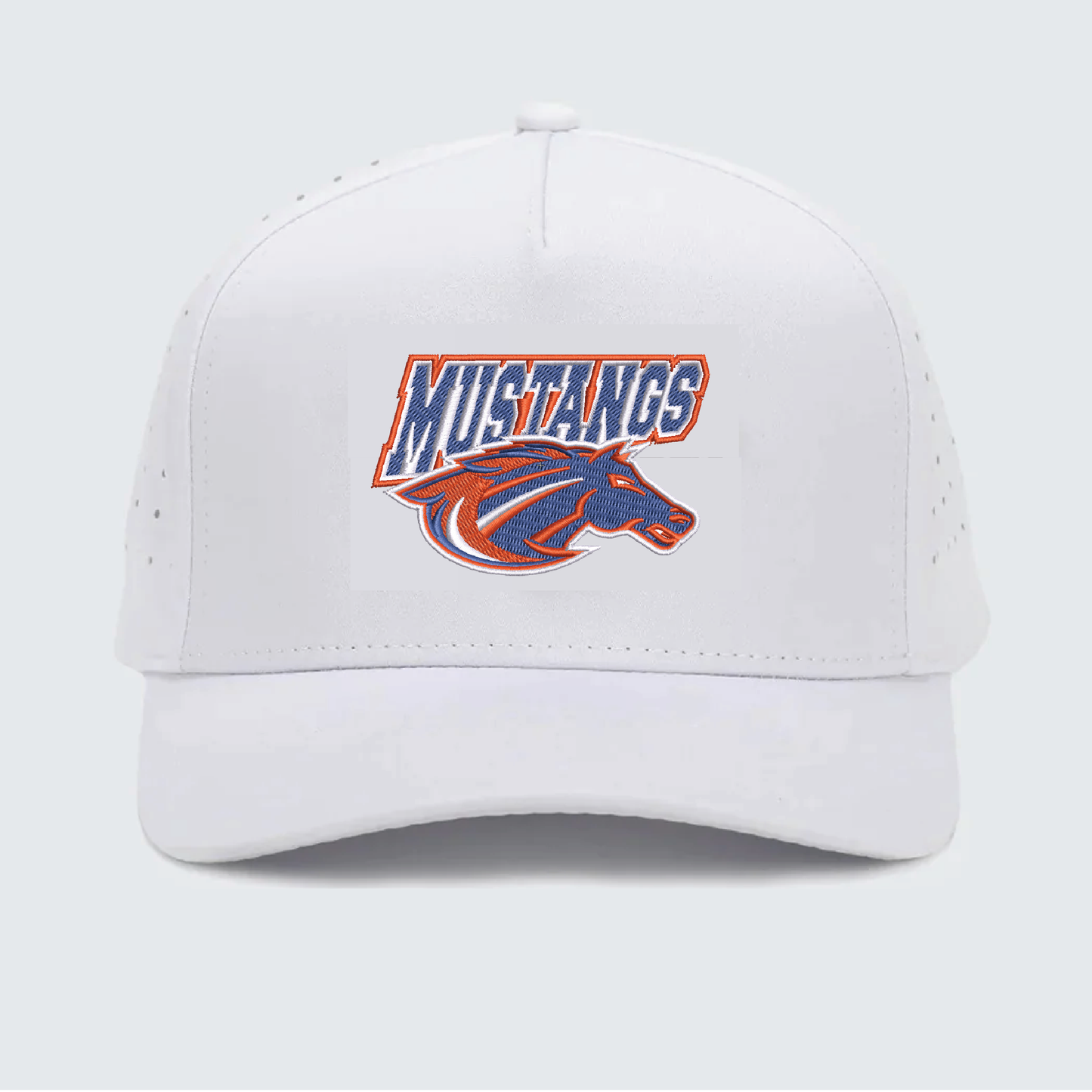 Mustangs White Waggle Cap (WAGGLE OG)