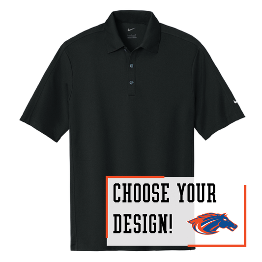Mustangs Black Nike Tech Sport Dri-FIT Polo (266998)