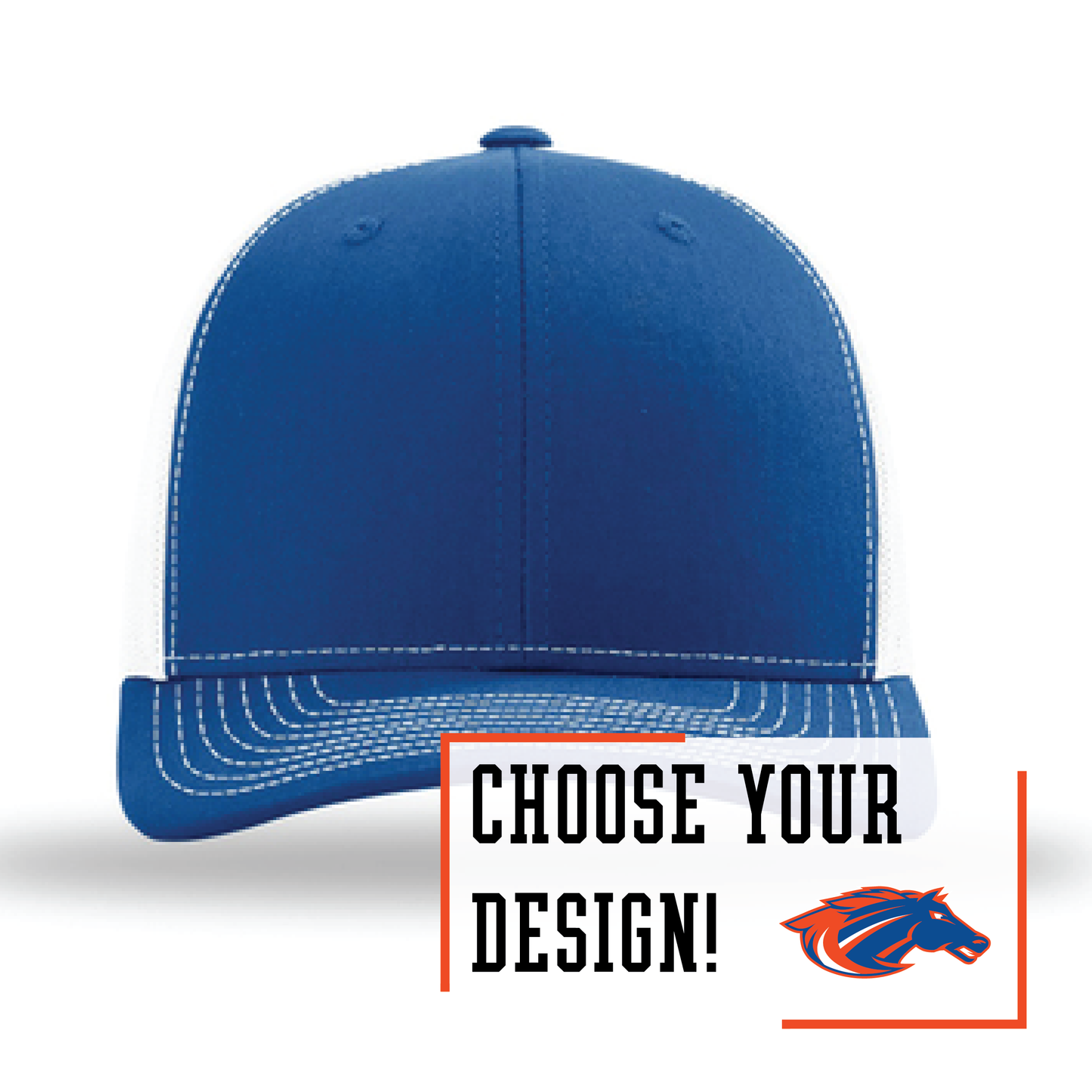 Mustangs Royal/White Richardson Trucker Cap (112)