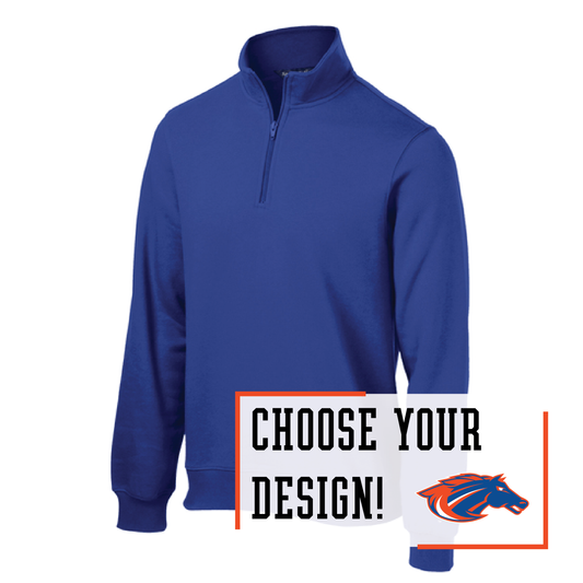 Mustangs Sport-Tek® 1/4-Zip Sweatshirt (ST253)