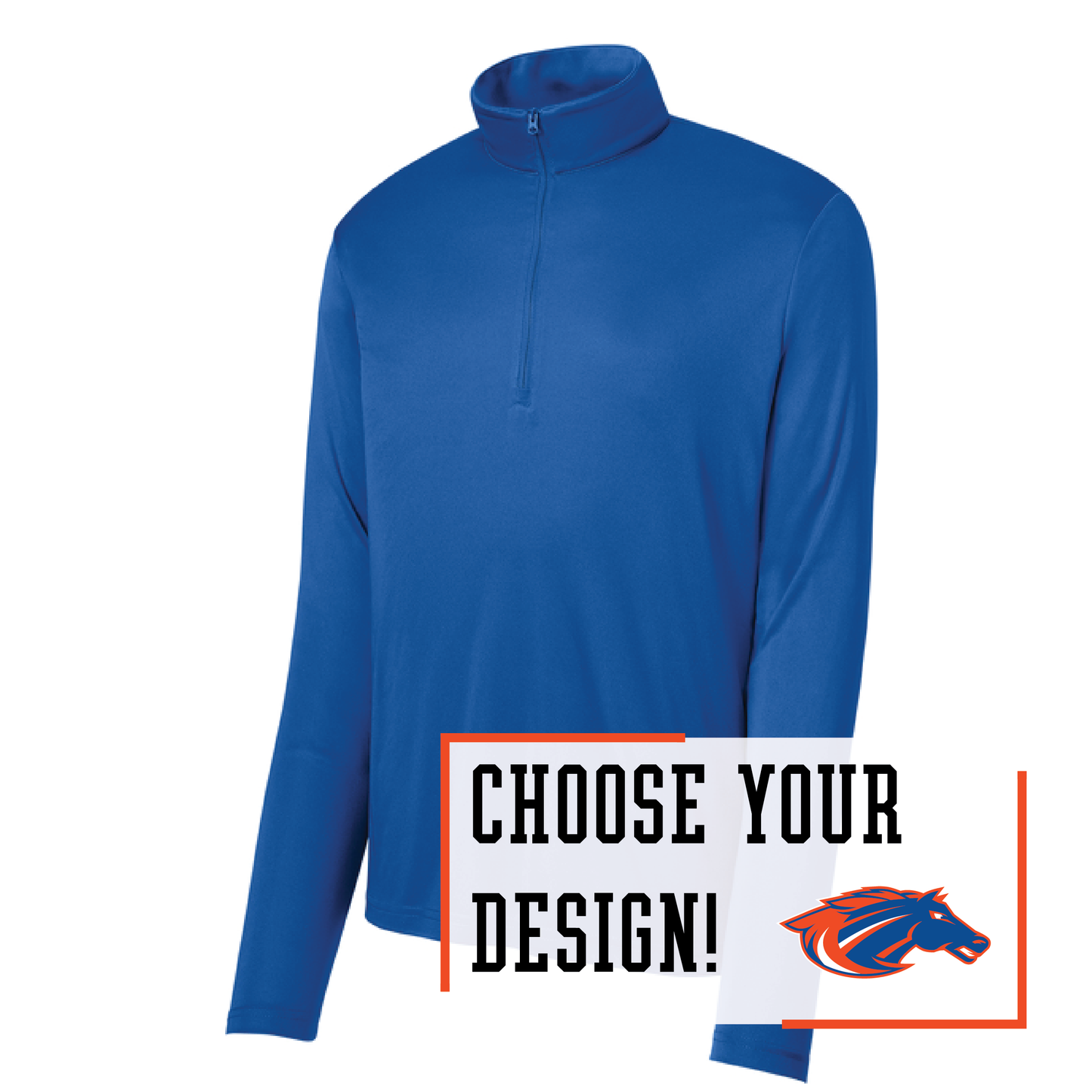 Mustangs Sport-Tek® PosiCharge® Competitor™ 1/4-Zip Pullover (ST357)