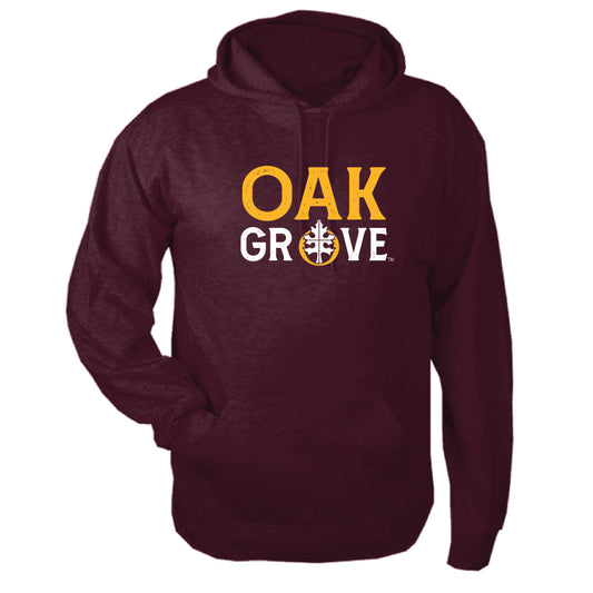 Oak Grove Youth Marron Hooded Sweatshirt