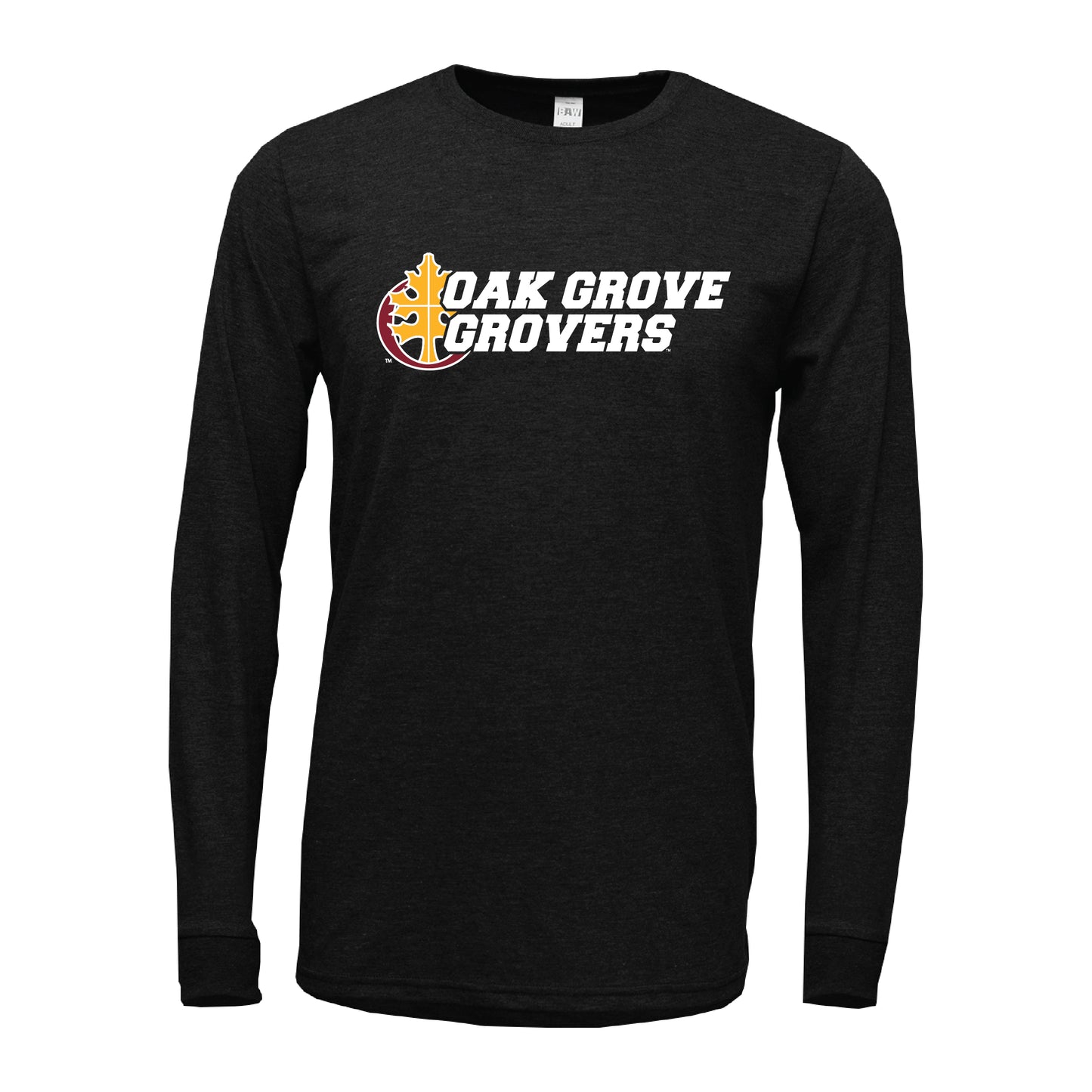 OAK GROVE TRI-BLEND L/S TEE 1024