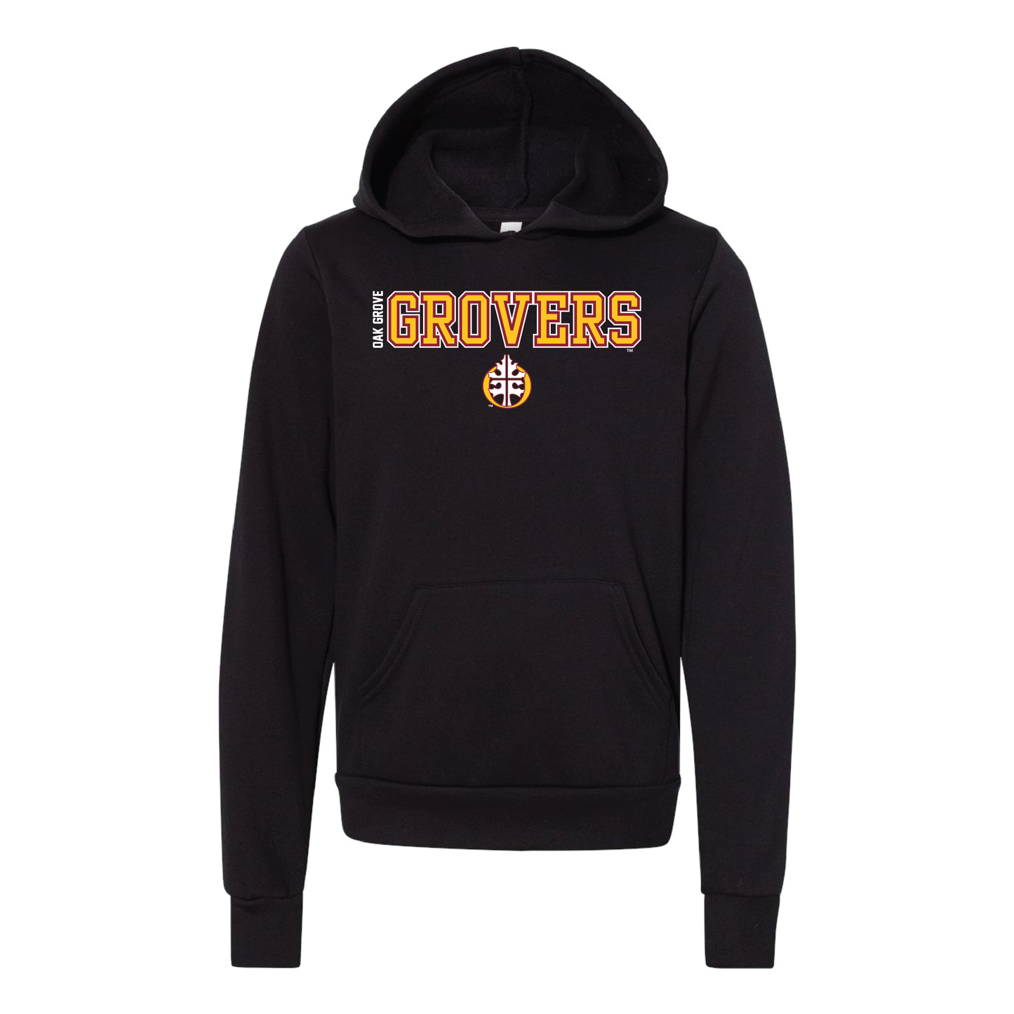 Oak Grove BELLA+CANVAS® Youth Sponge Fleece Hoodie (3719Y)