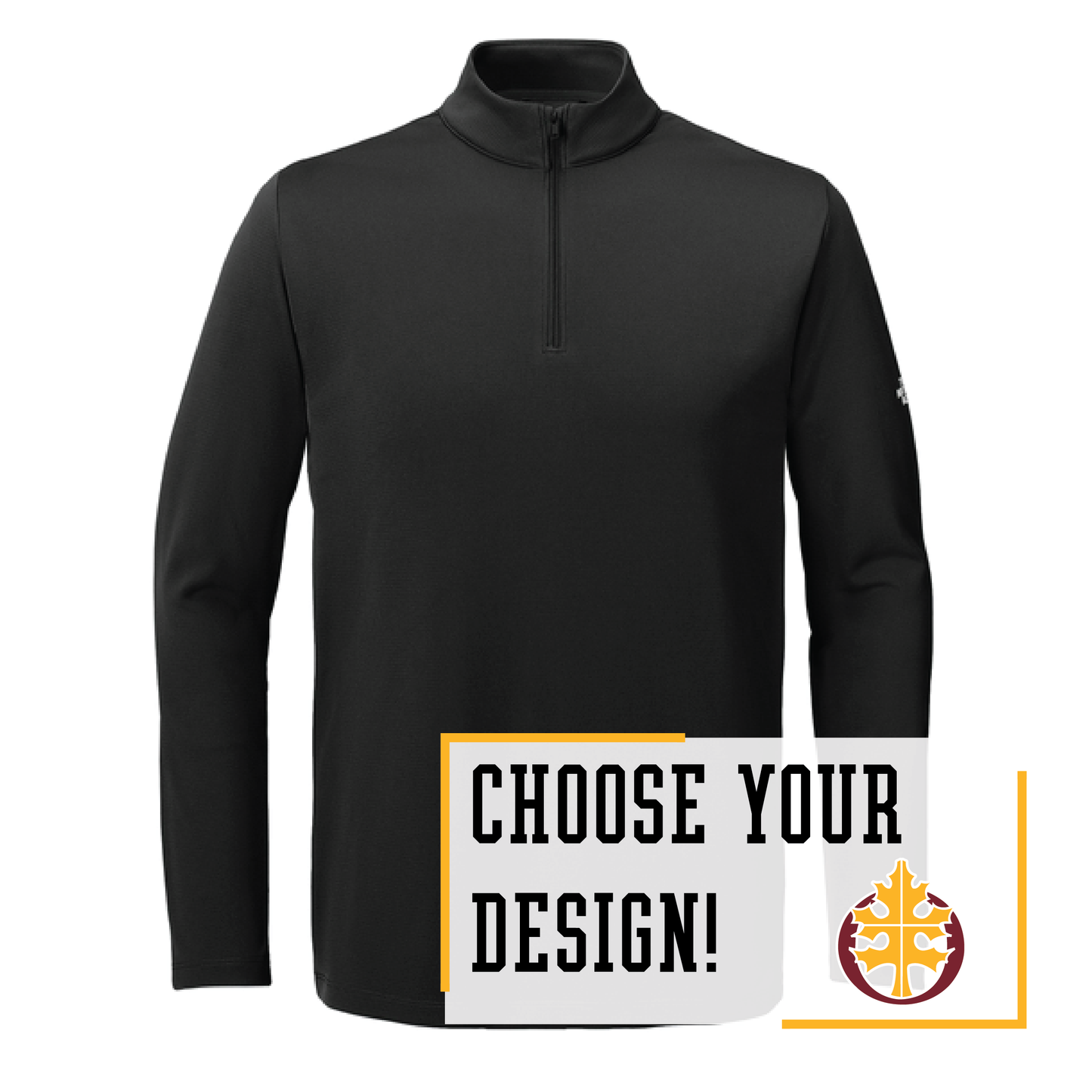Oak Grove Black The North Face® Ambition 1/4-Zip (NF0A8ENR)