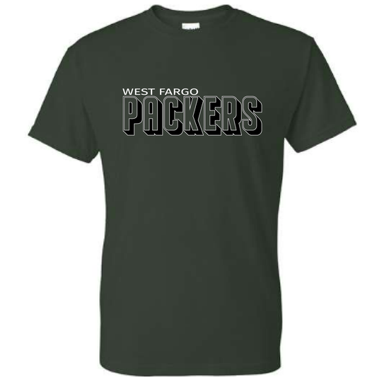 Packers SS Green Gildan Heavy Cotton Tee