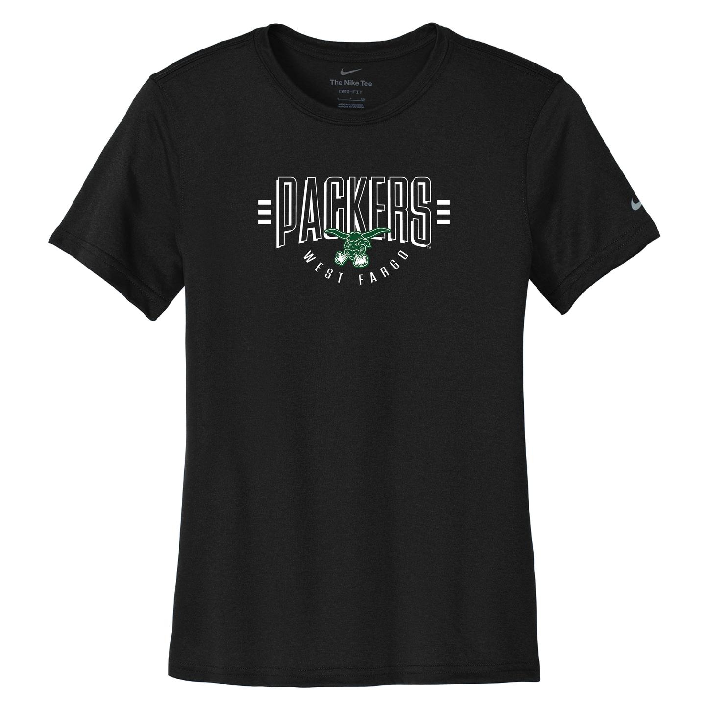 Packers Nike Women's Swoosh Sleeve rLegend Tee (NKDX8734)