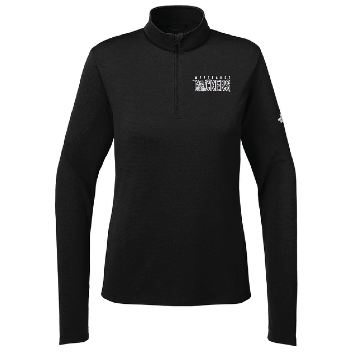 Packers Black The North Face® Women’s 1/4-Zip (NF0A8ENQ)