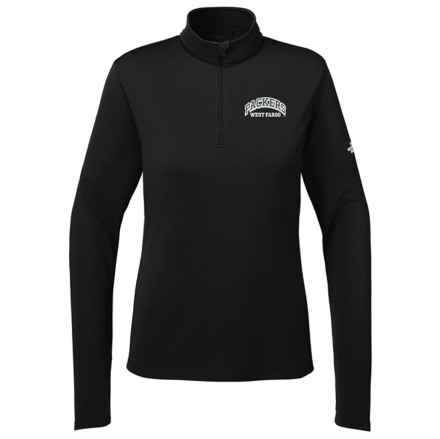 Packers Black The North Face® Women’s 1/4-Zip (NF0A8ENQ)