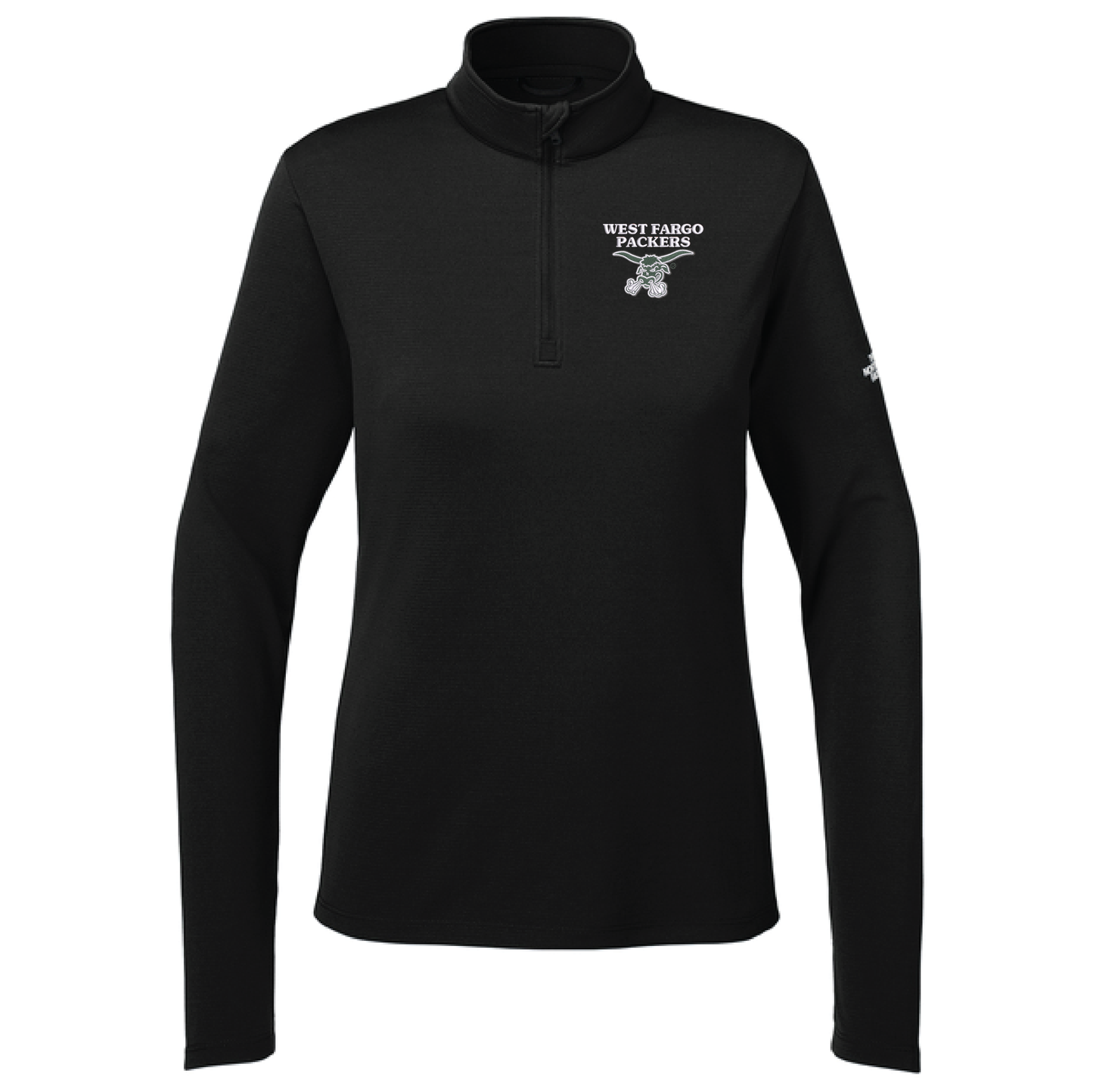 Packers Black The North Face® Women’s 1/4-Zip (NF0A8ENQ)