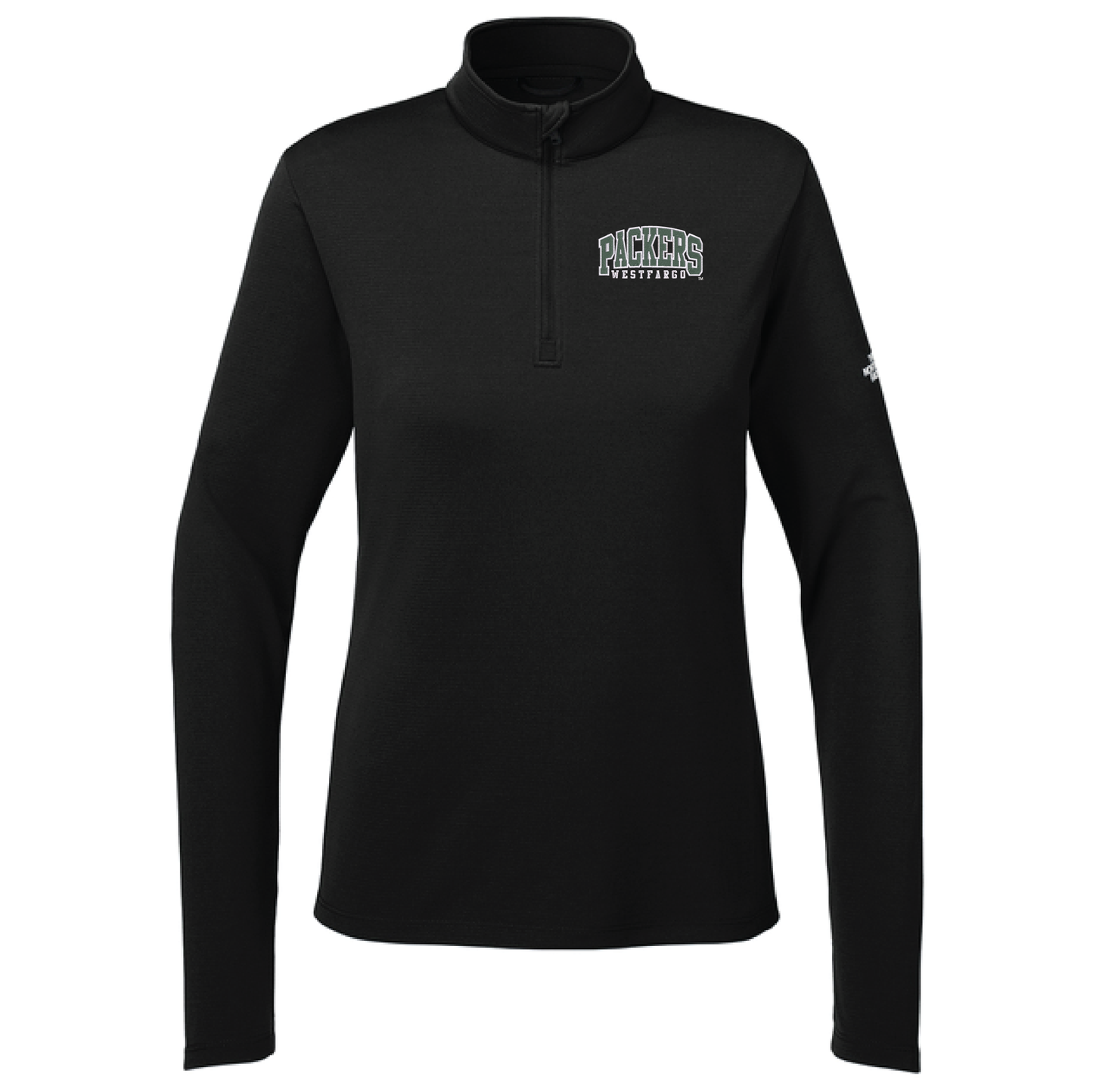 Packers Black The North Face® Women’s 1/4-Zip (NF0A8ENQ)