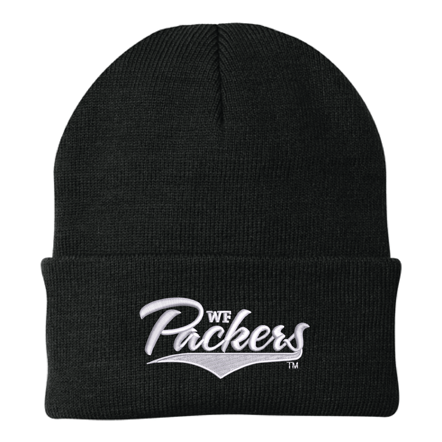 Packers Black Port Authority® Knit Cap (CP90)