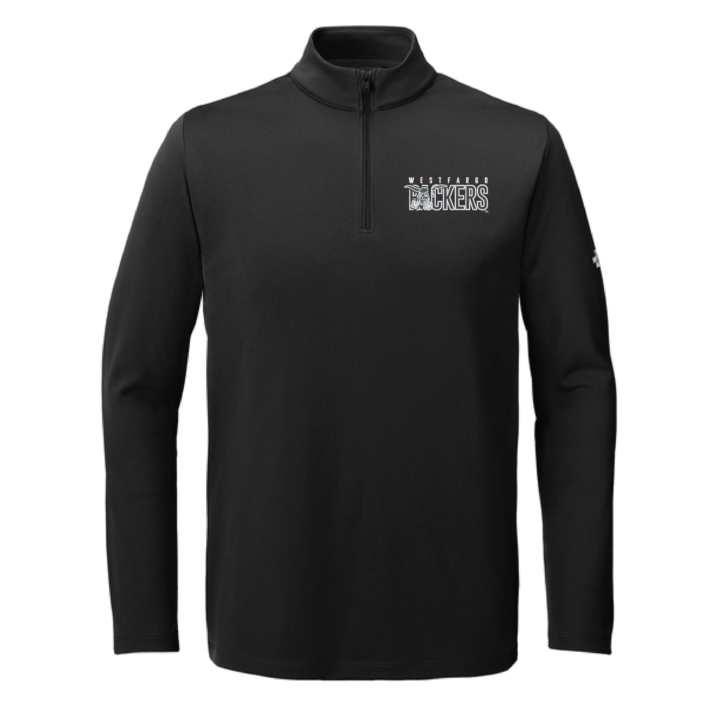 Packers Black The North Face® Ambition 1/4-Zip (NF0A8ENR)