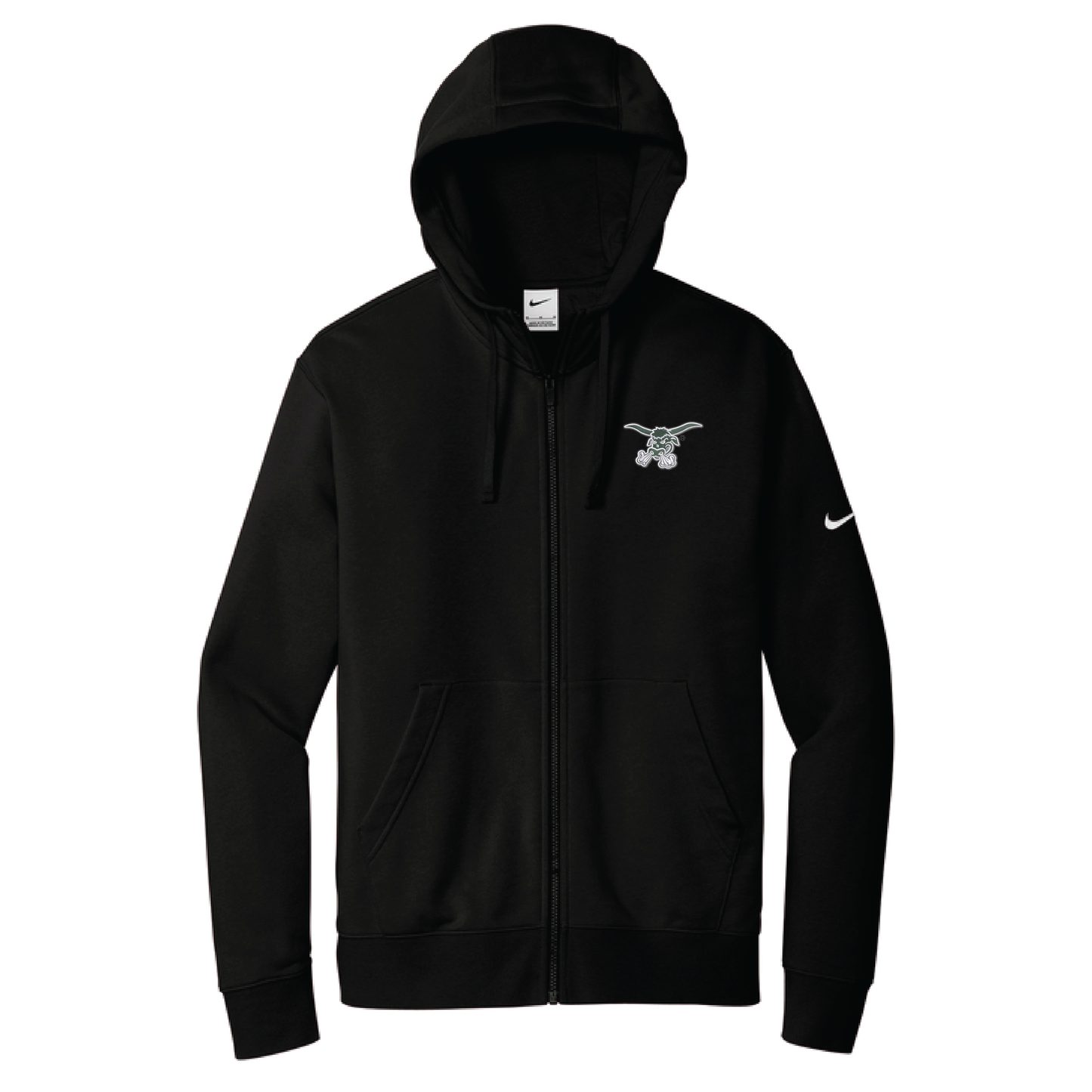 Packers Nike Club Fleece Sleeve Swoosh Full-Zip Hoodie (NKDR1513)