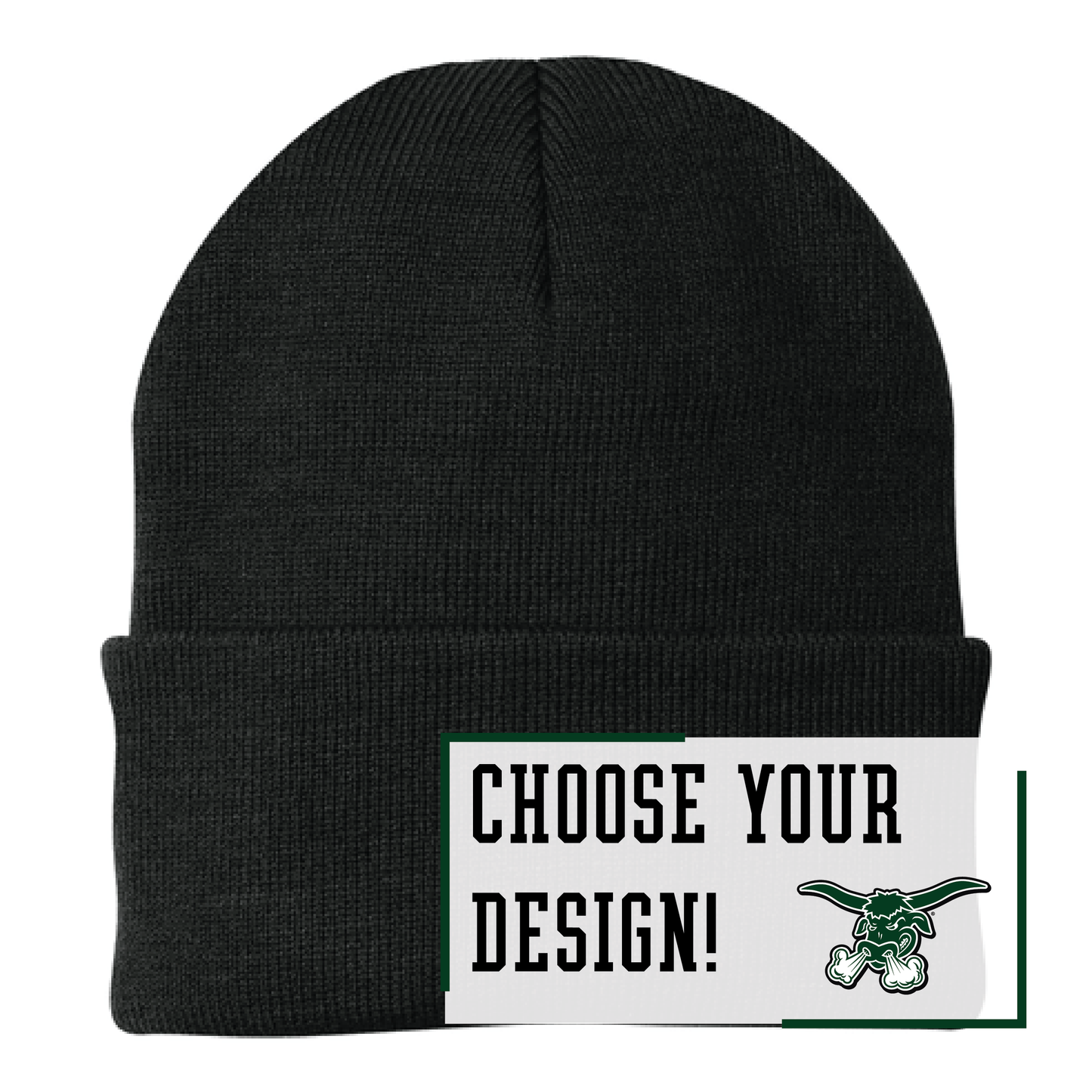 Packers Black Port Authority® Knit Cap (CP90)