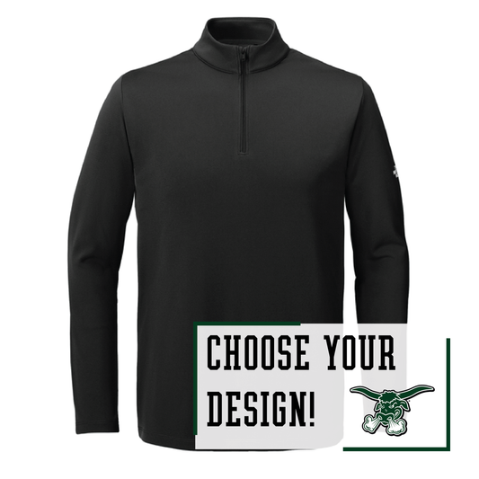 Packers Black The North Face® Ambition 1/4-Zip (NF0A8ENR)