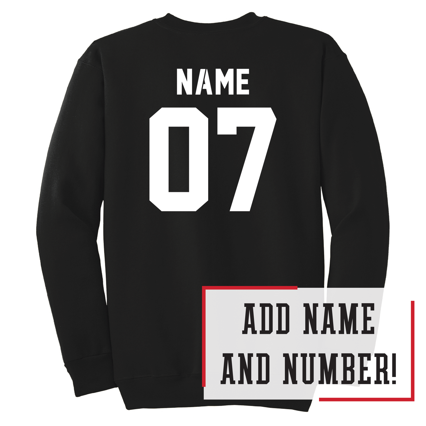 Shanley Black Port & Co™ Essential Fleece Crewneck Sweatshirt (PC90)